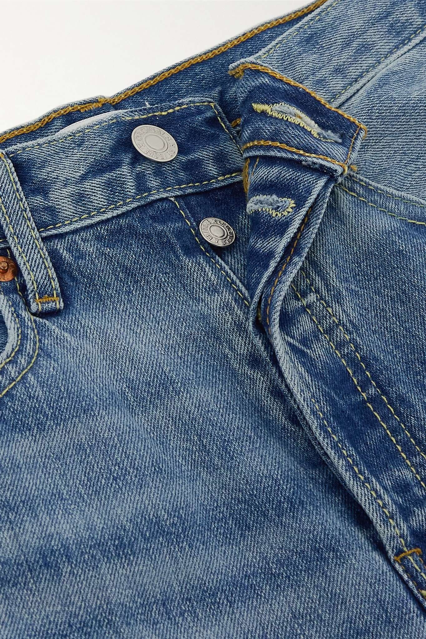 70s high-rise straight-leg jeans - 4