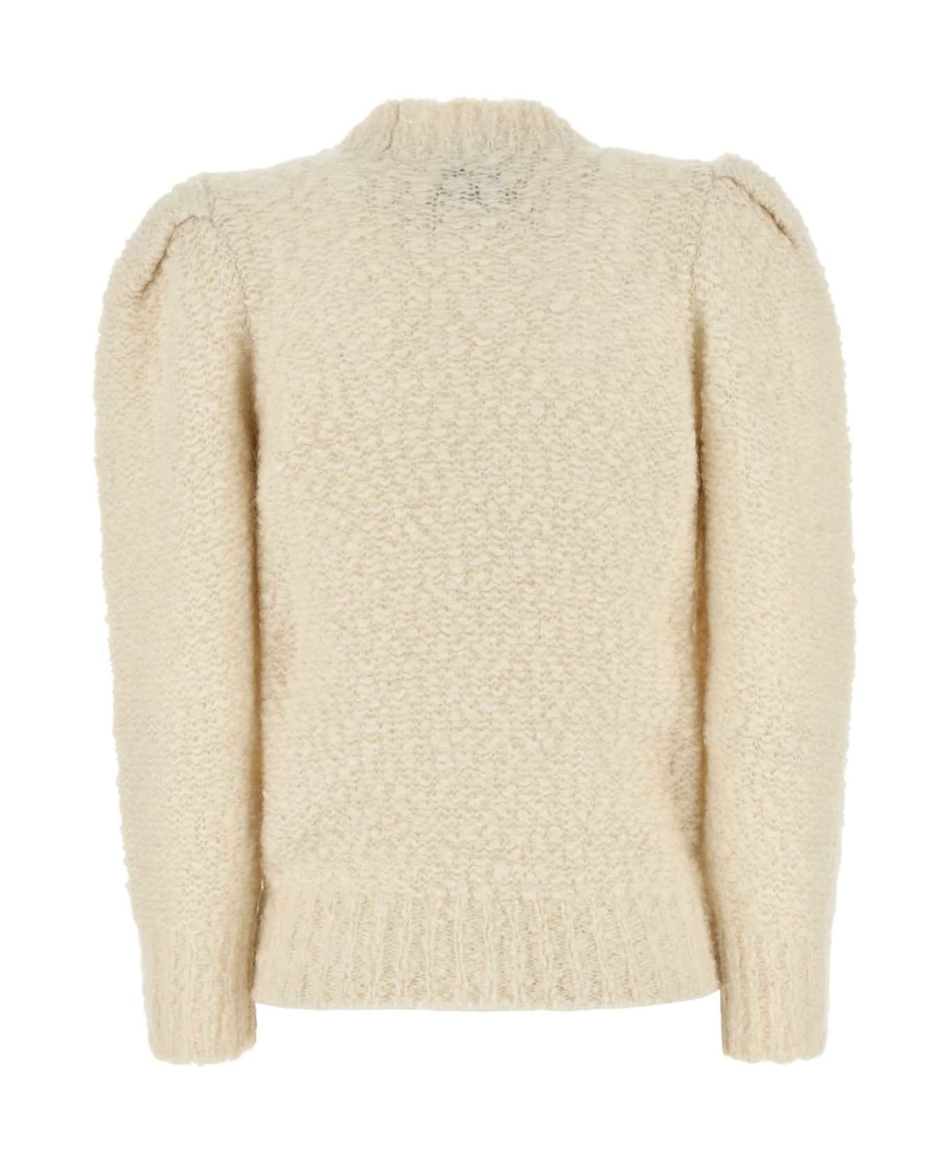 Ivory Alpaca Blend Emma Sweater - 2