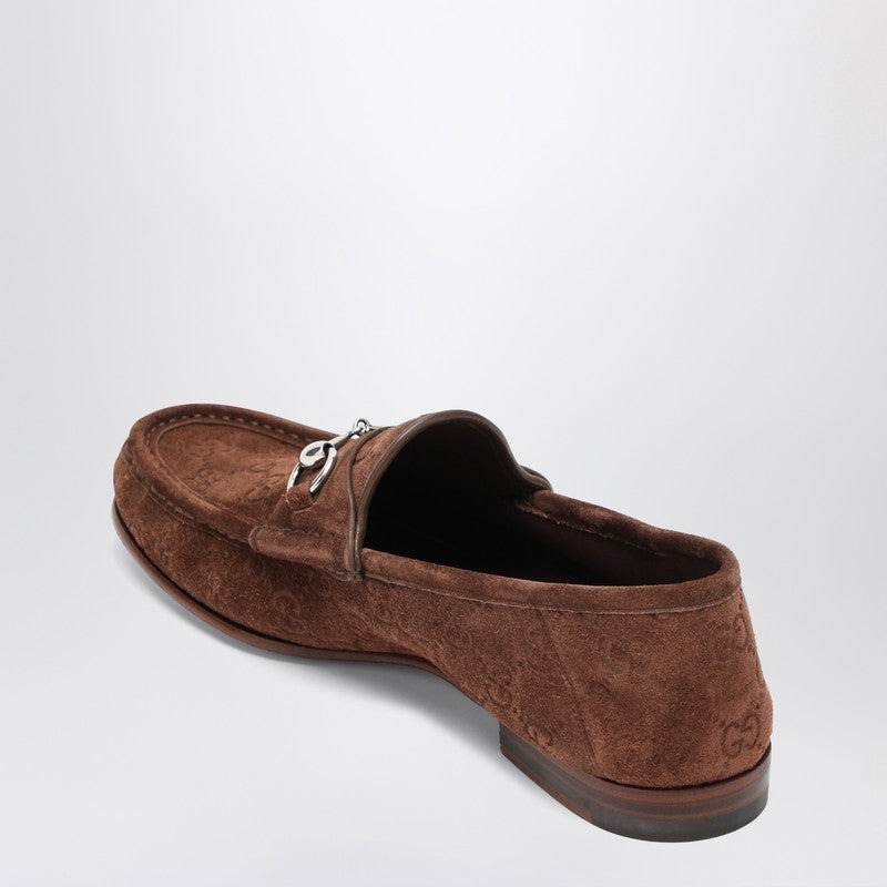 Gucci Horsebit 1953 Brown Suede Loafer Men - 2