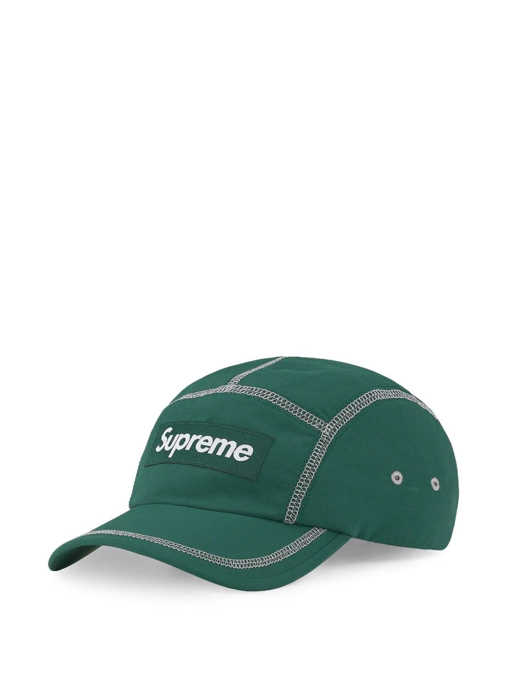 reflective-stitch baseball cap - 1