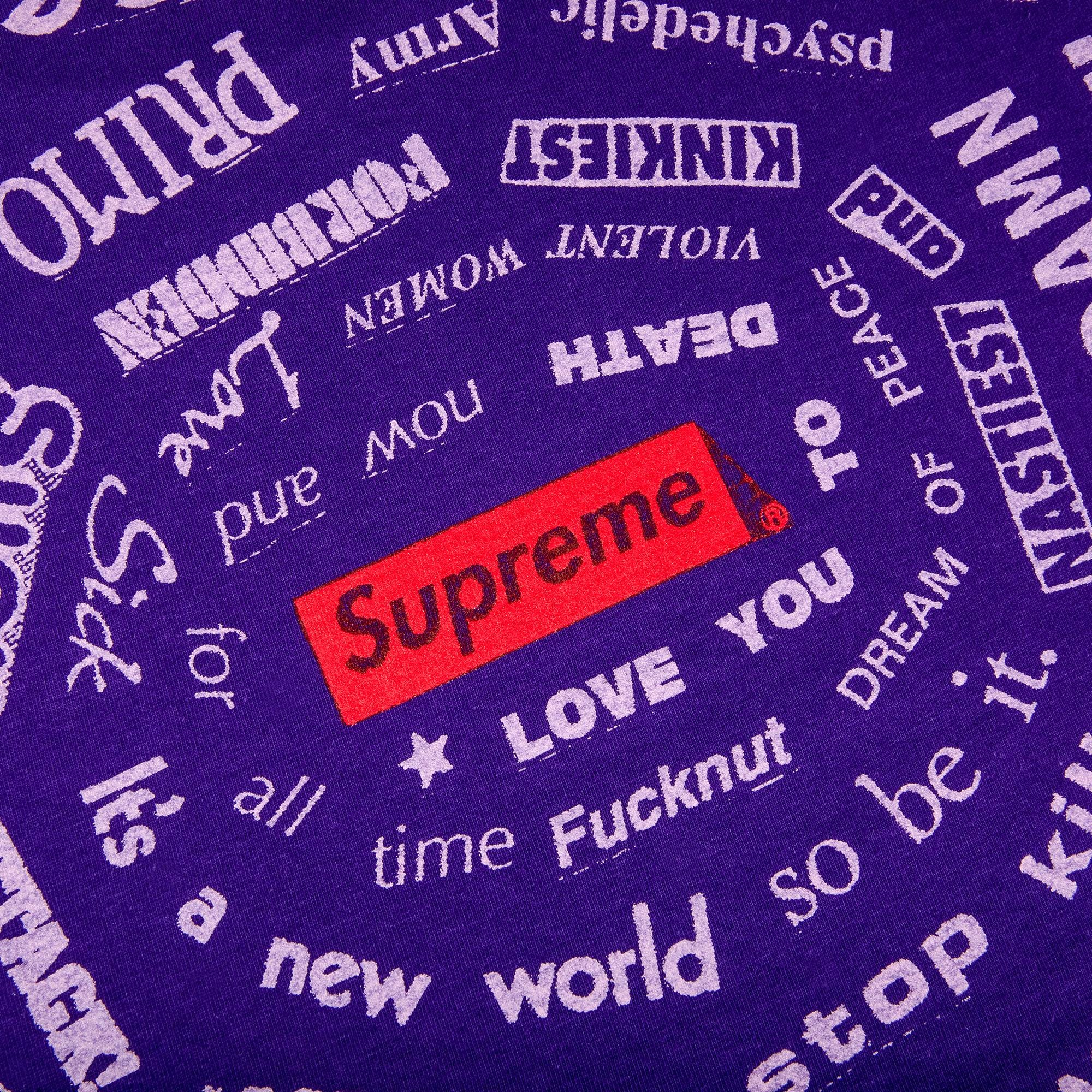 Supreme Spiral Tee 'Purple' - 3