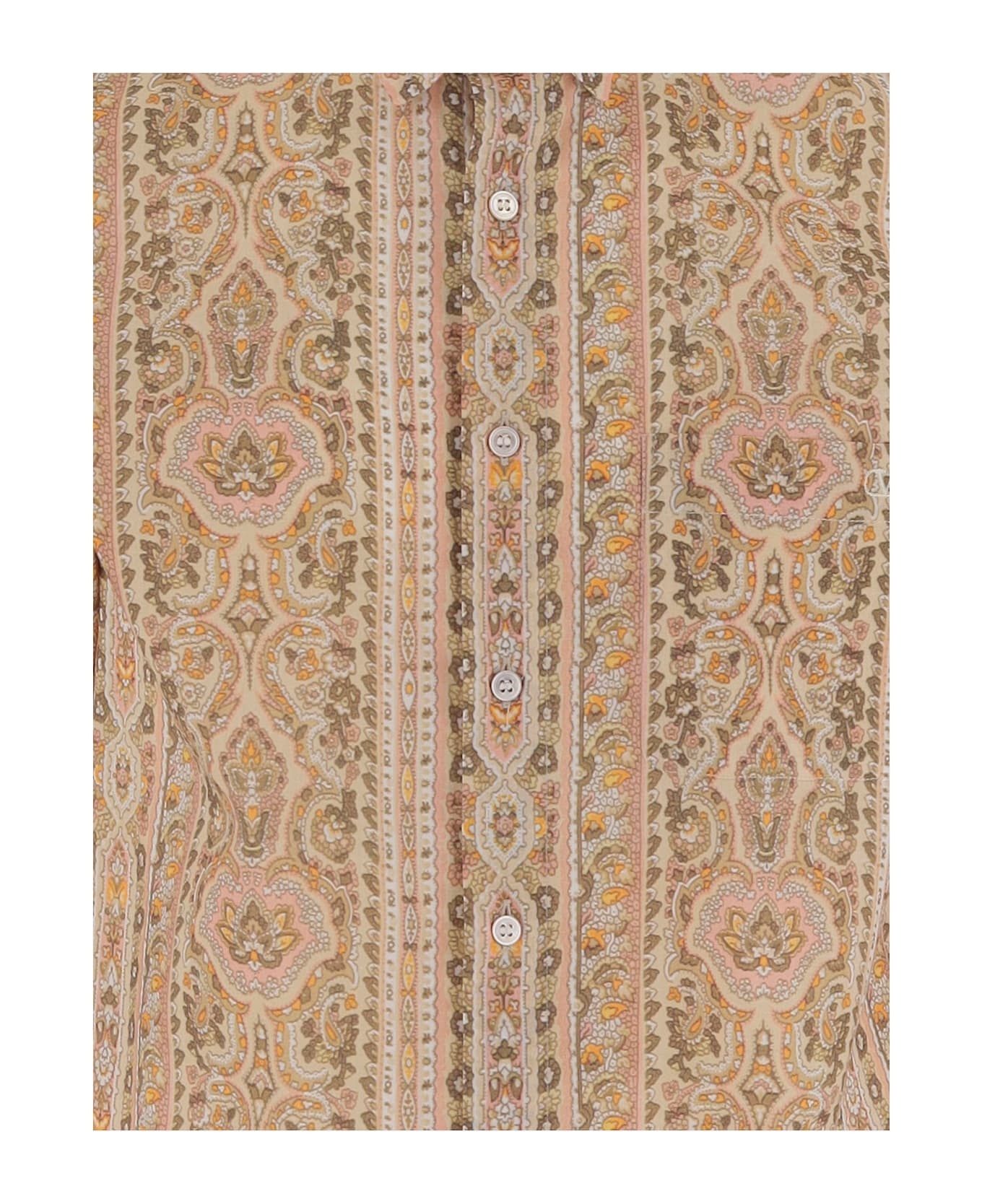 Cotton Shirt With Graphic Pattern - 3
