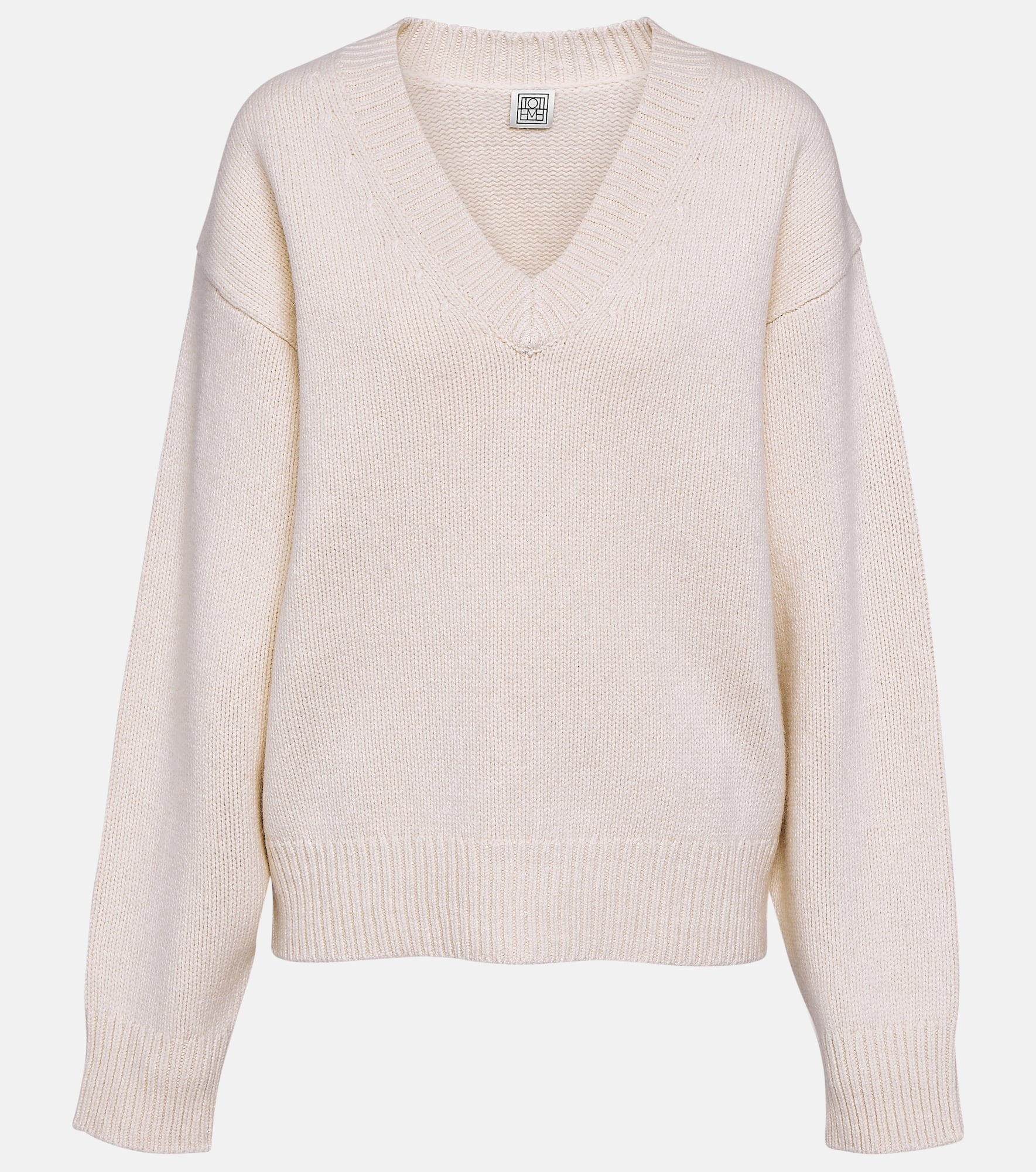 Wool and cashmere sweater - 1