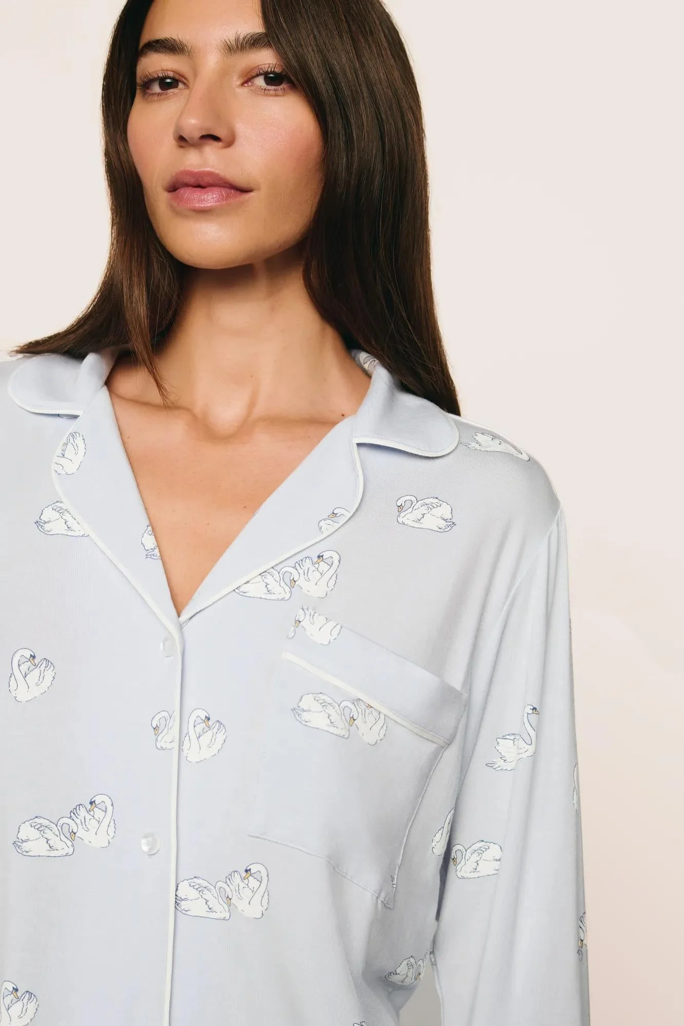 Gisele Printed TENCEL™ Modal Long PJ Set - 1