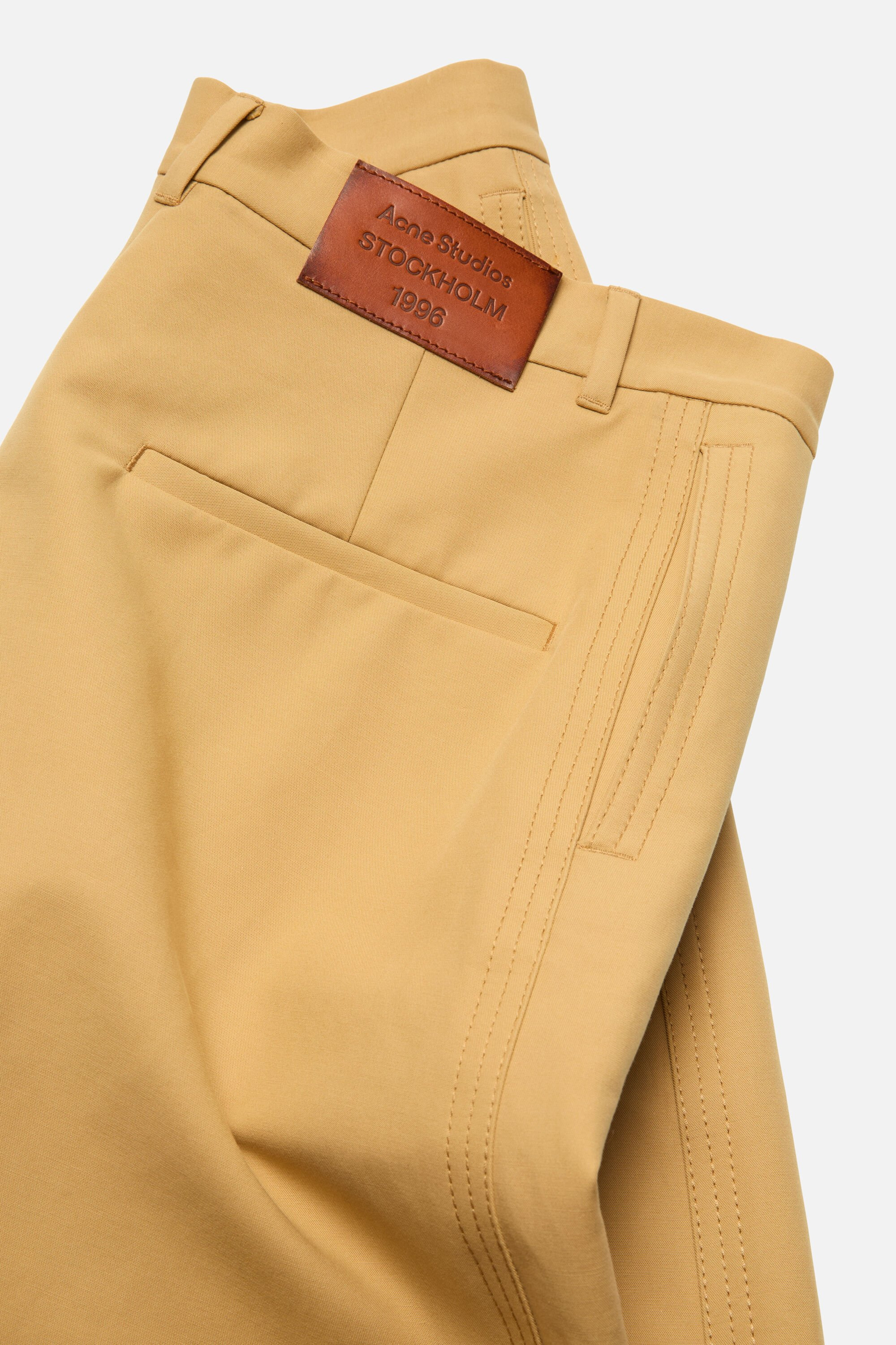 Satin trousers - Sand beige - 5