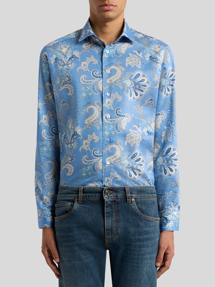 MAXI FLOWER PAISLEY SHIRT - 2