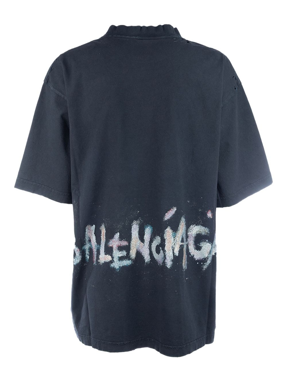 logo cotton t-shirt - 3