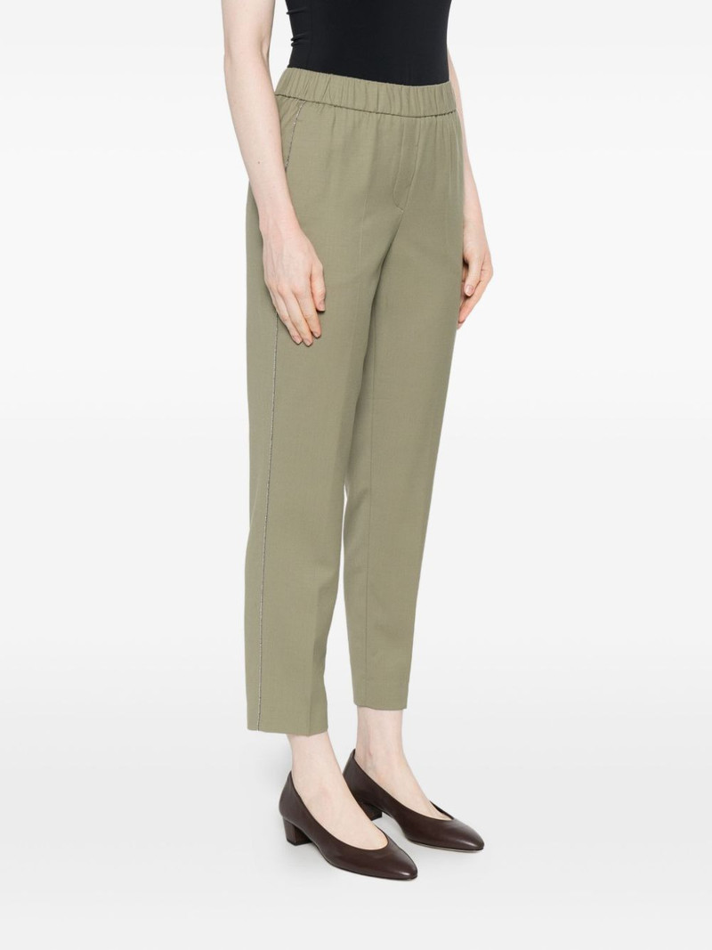 elastic-waist embellished trousers 3