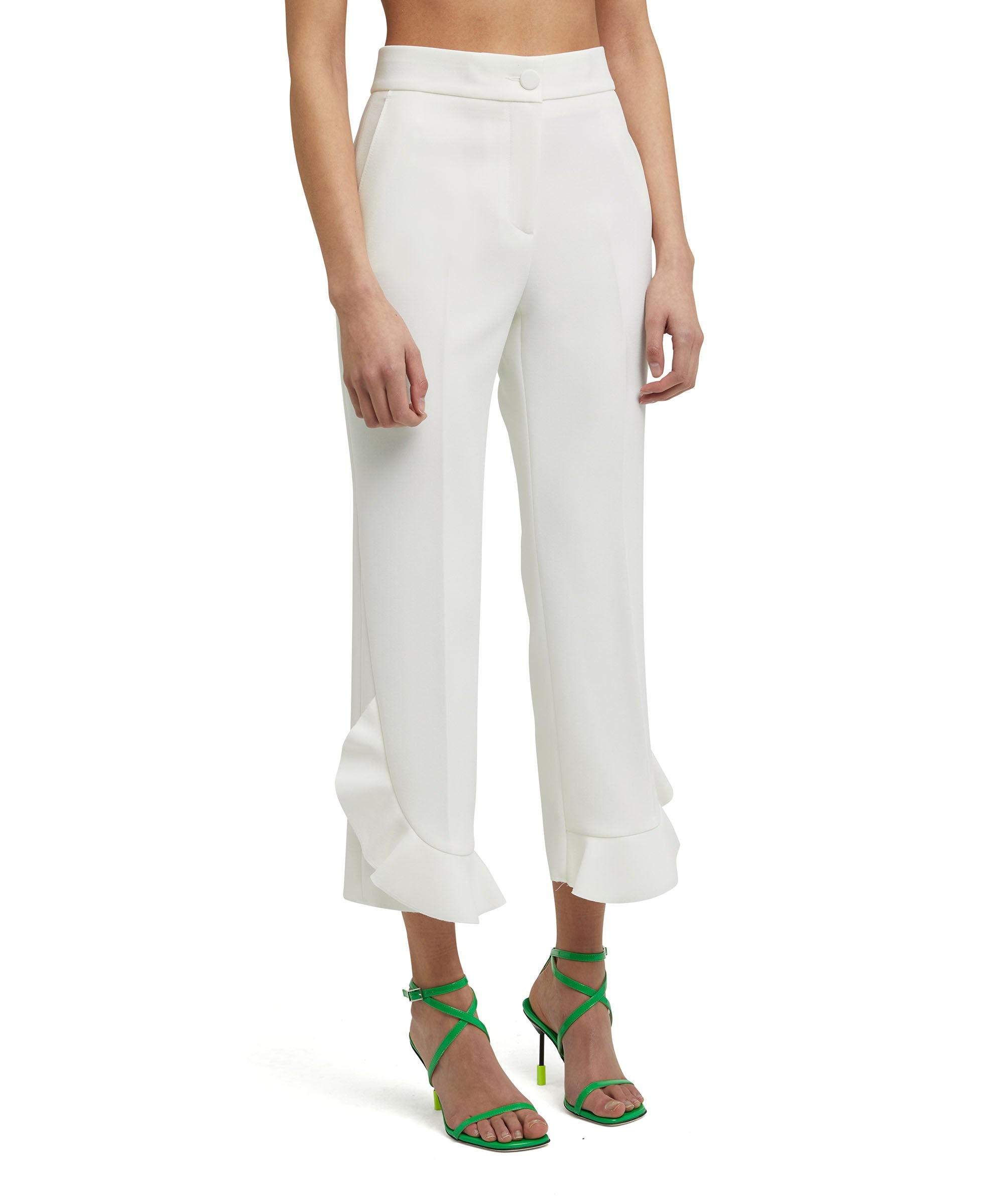 Double crepe cady pants with straight legs - 3