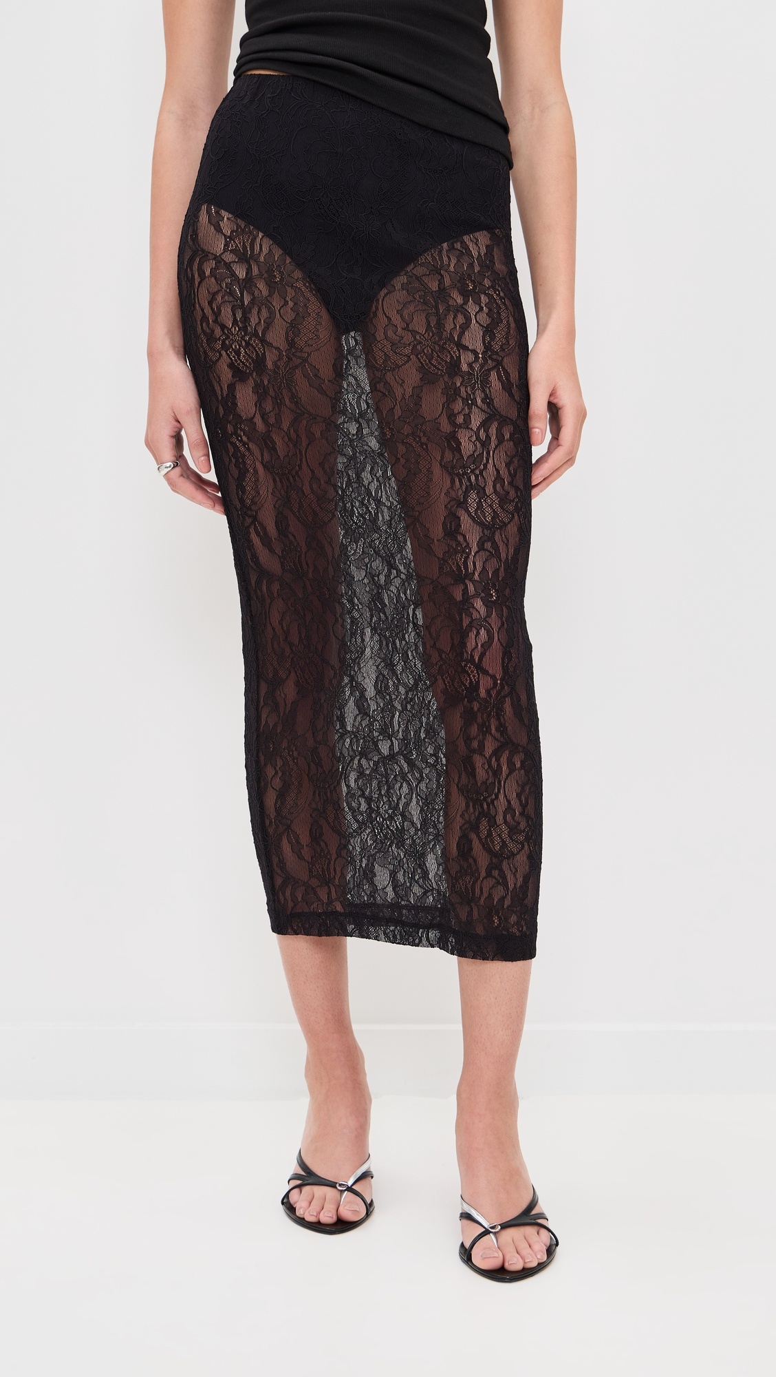 Lace Tube Skirt - 2
