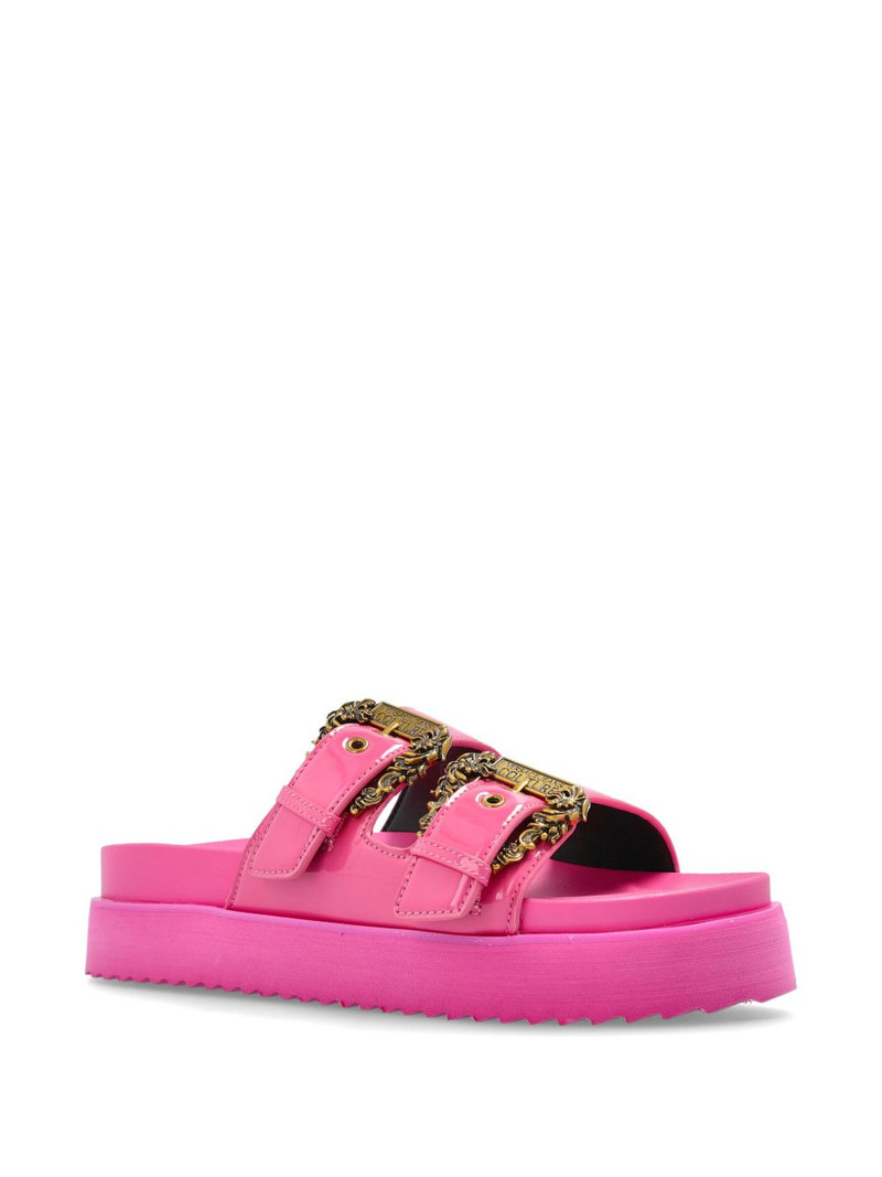 VERSACE JEANS COUTURE buckle-strap sandals outlook