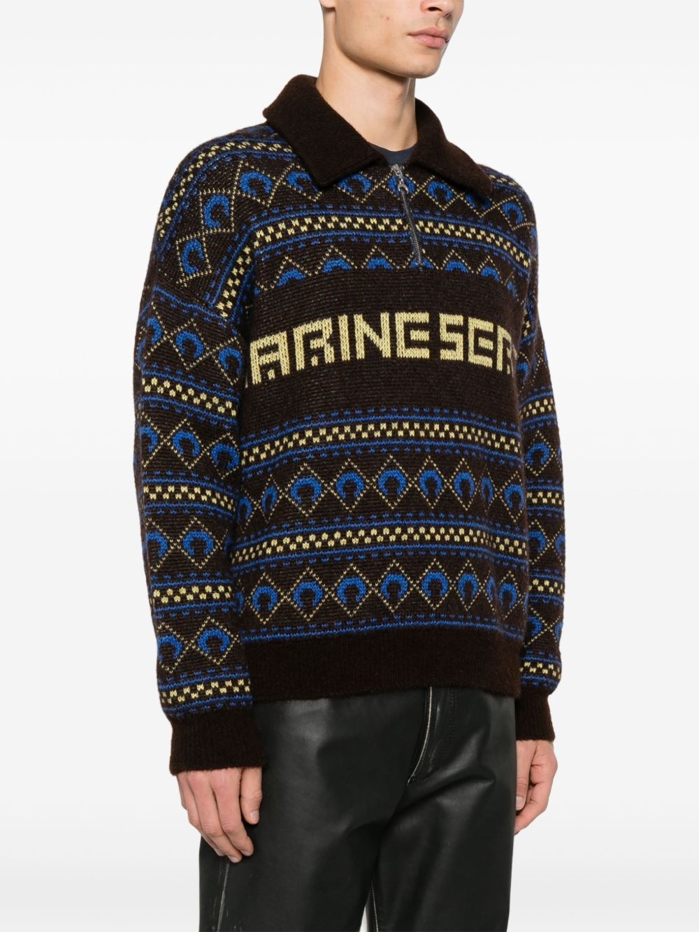 jacquard sweater - 3
