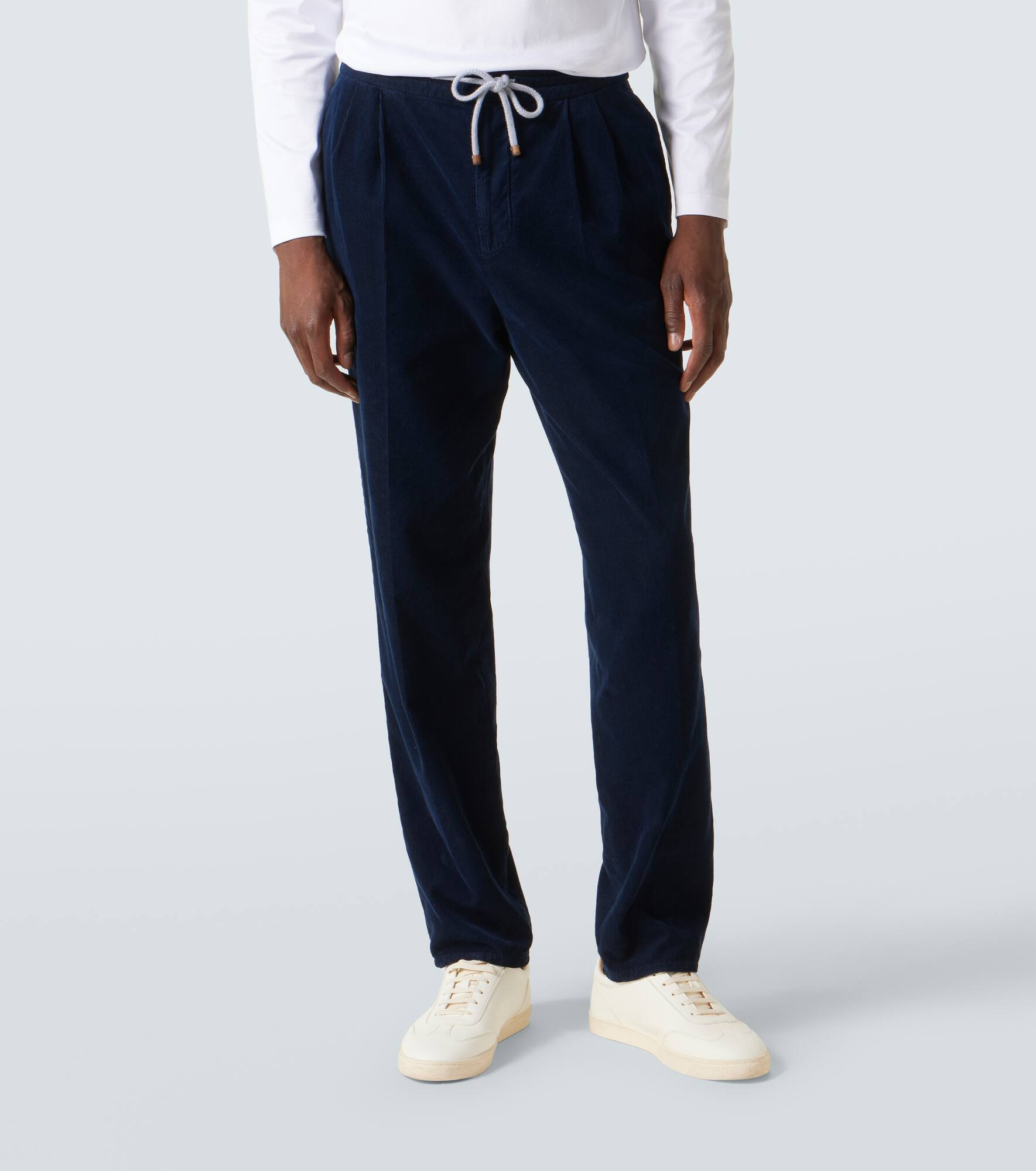 Cotton velvet sweatpants - 3