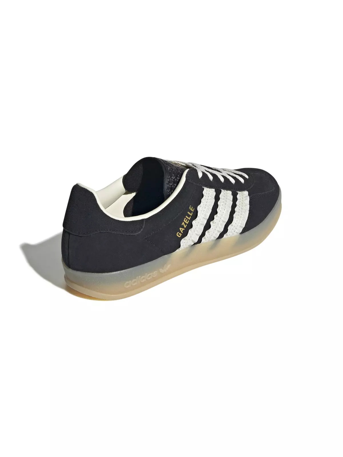 Originals Gazelle Indoor "Core Black/Cream White/Gum" Women's Shoe - 5