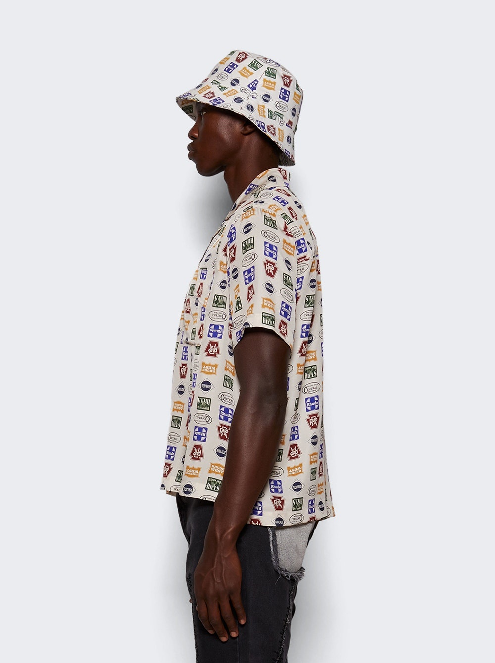 Trucker Print Shirt Multicolor - 4