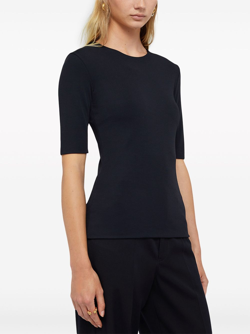 crew neck short-sleeved T-shirt - 4