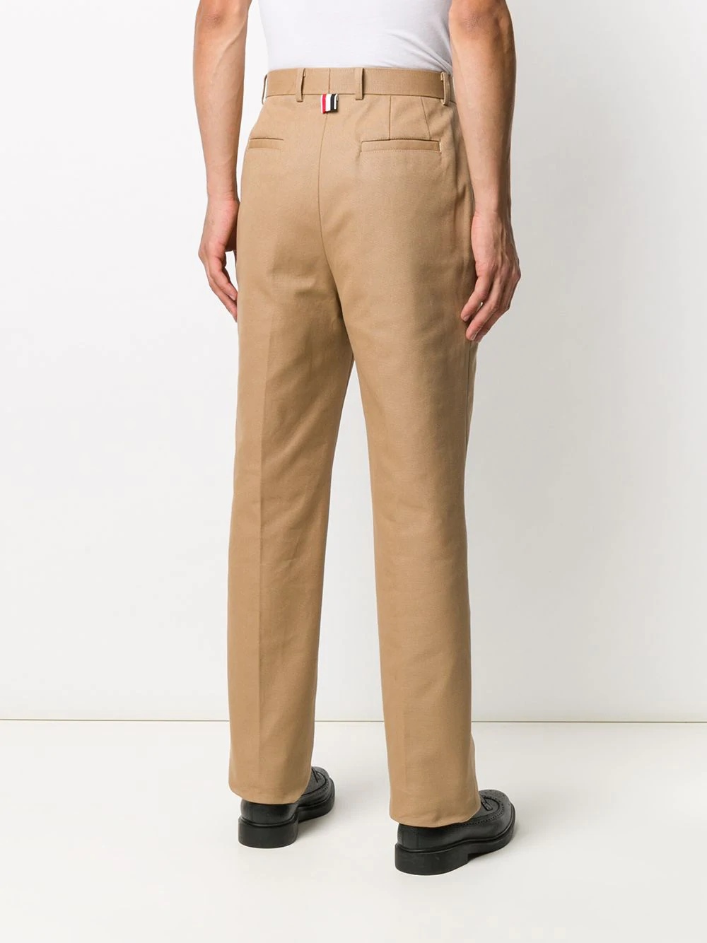 straight leg chino trousers - 4