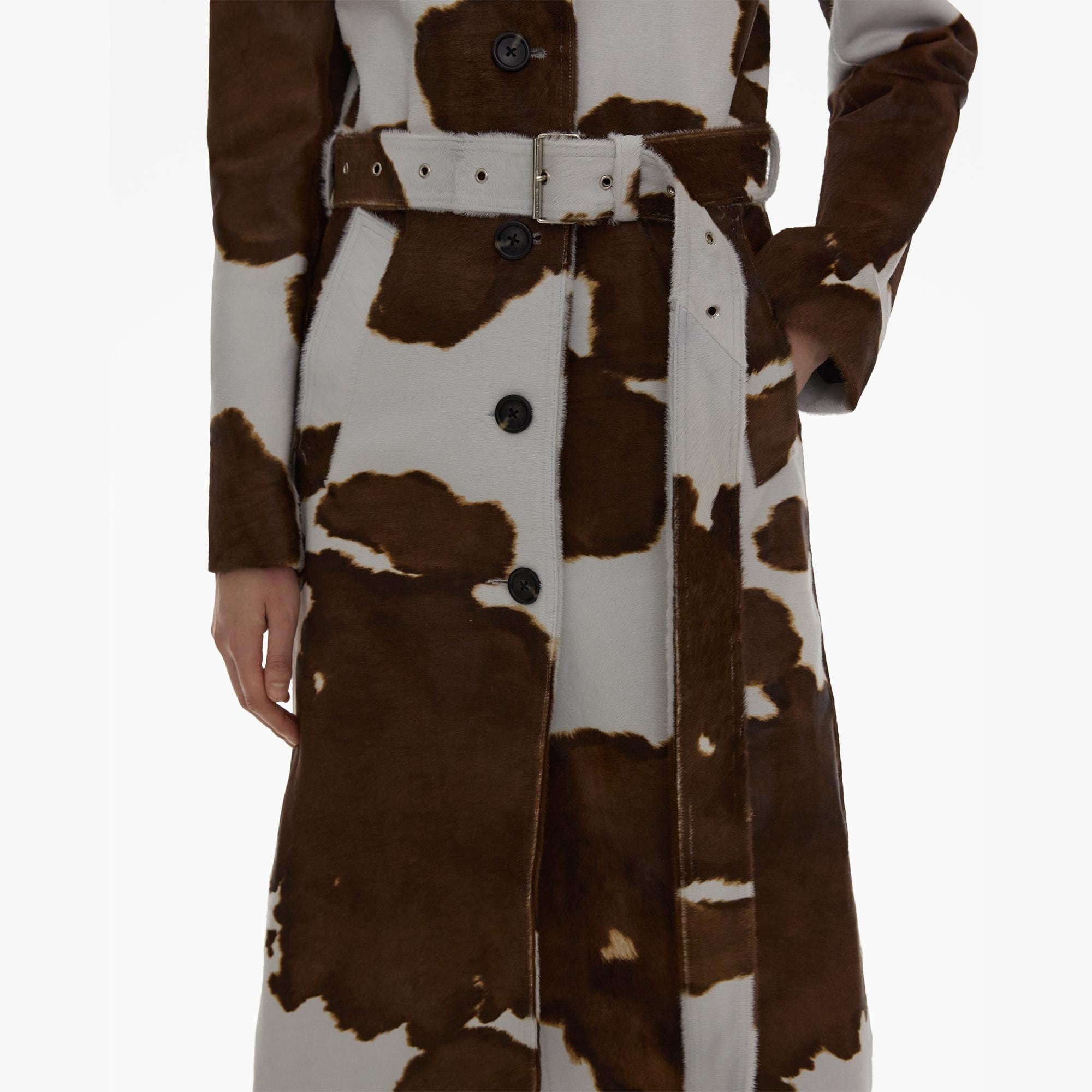 COWHIDE TRENCH COAT - 6