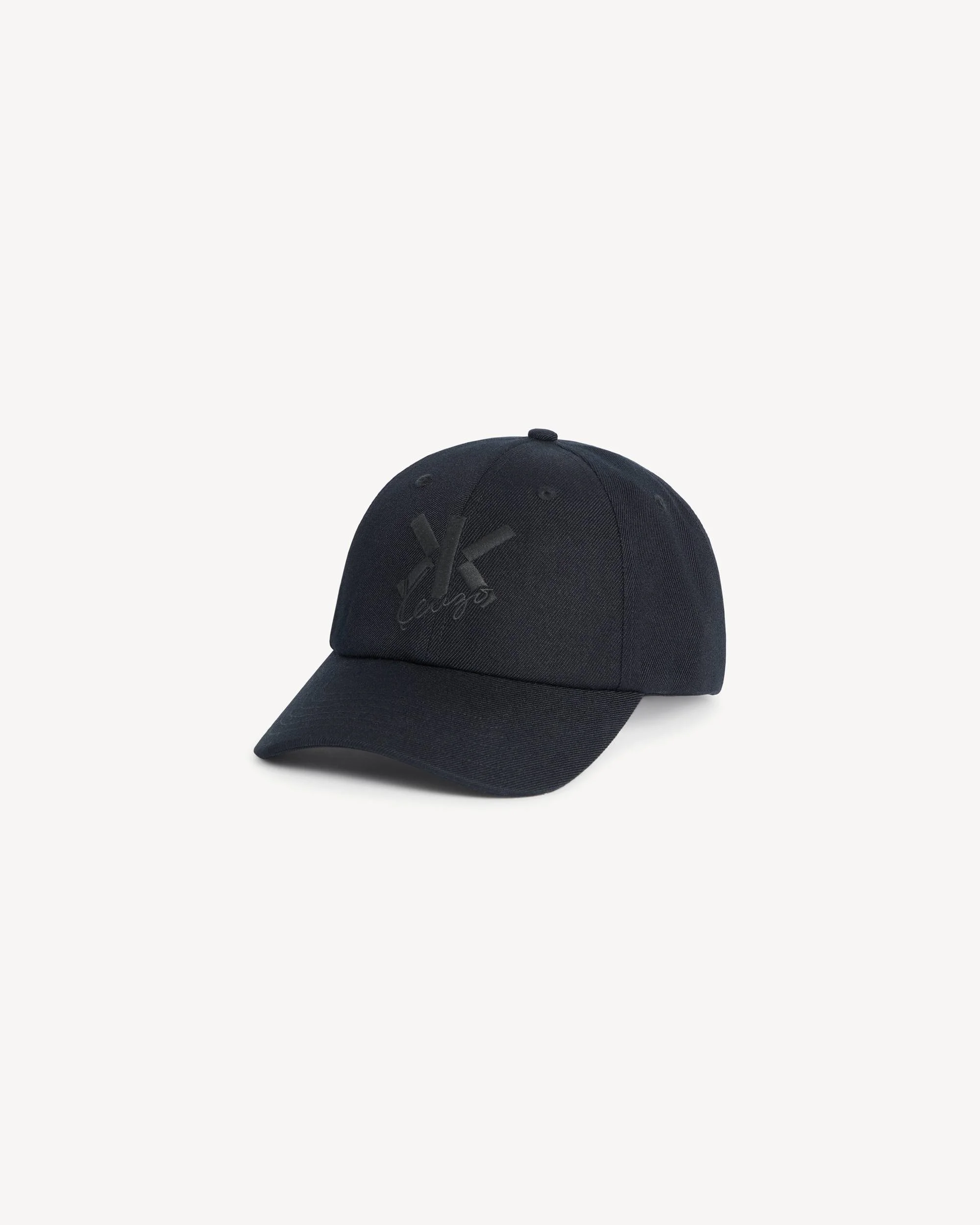 'KENZO Double k' embroidered cap in cotton - 1