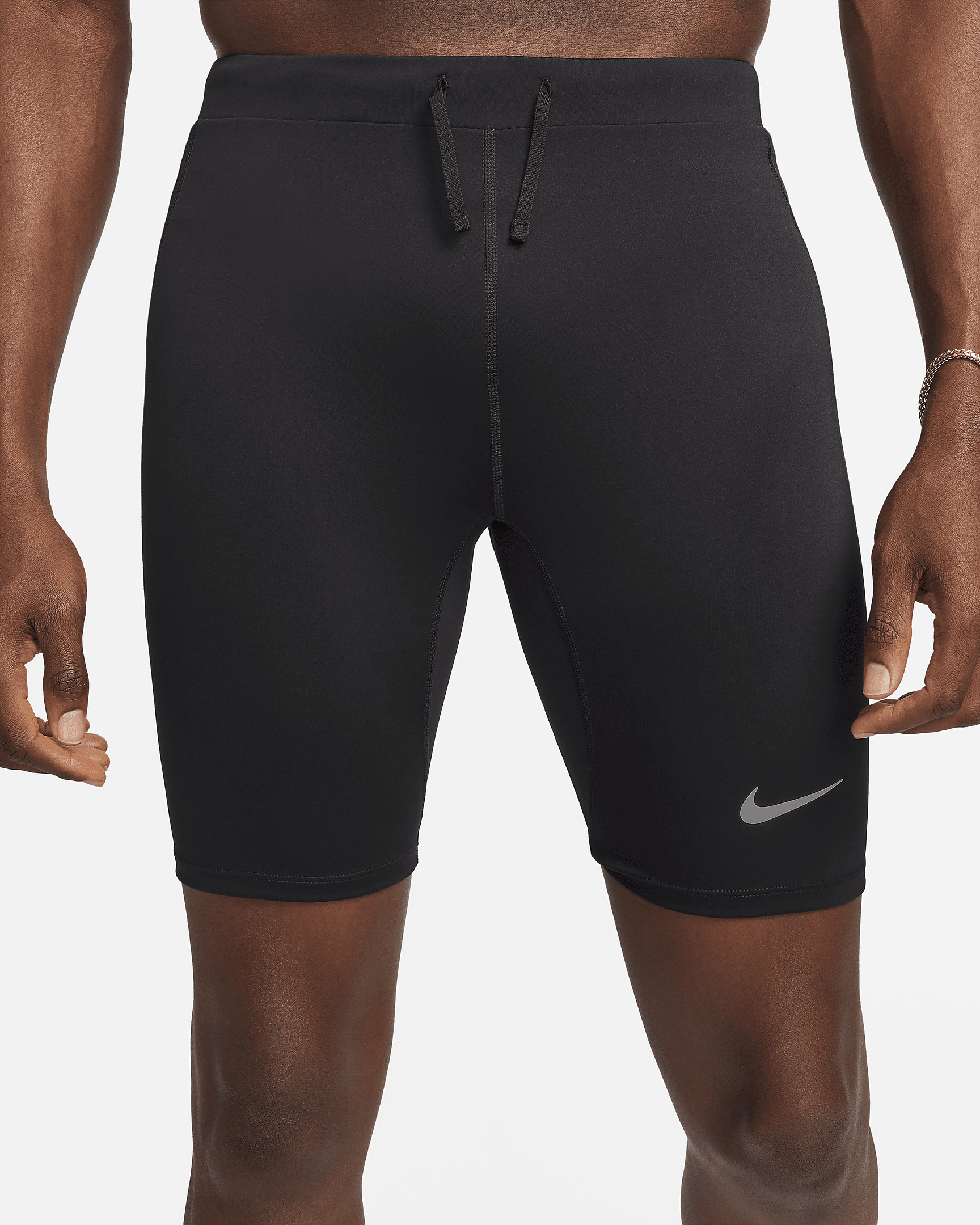 Nike Fast Men's Dri-FIT Brief-Lined Running 1/2-Length Tights - 2