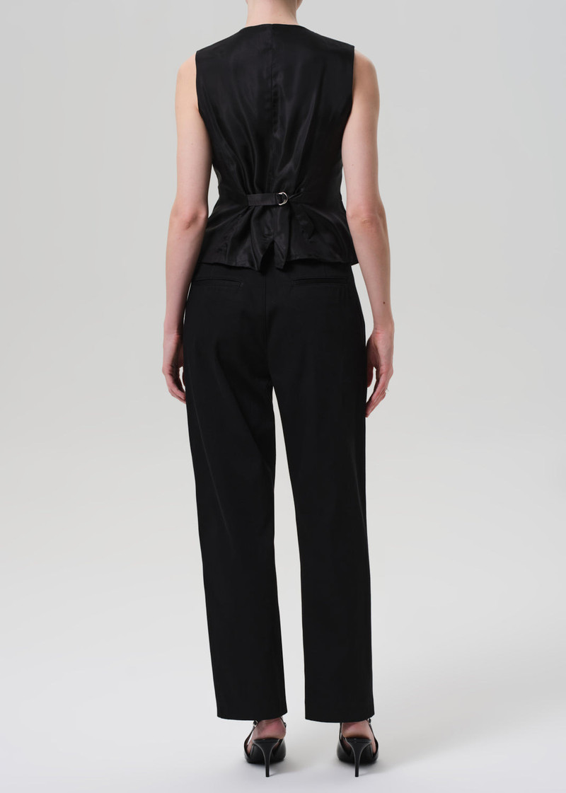 Mallory Straight Trouser In Black 3