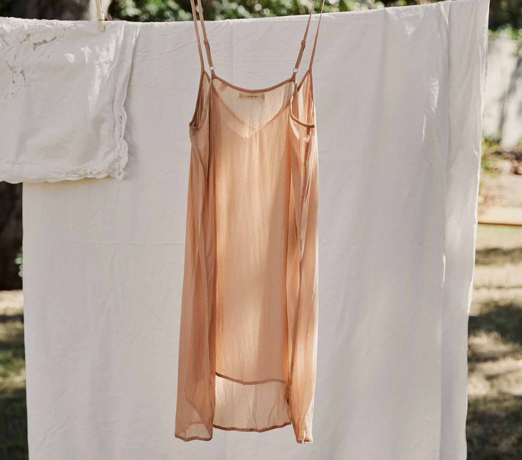 SHORT DEEP V-NECK SLIP - 1