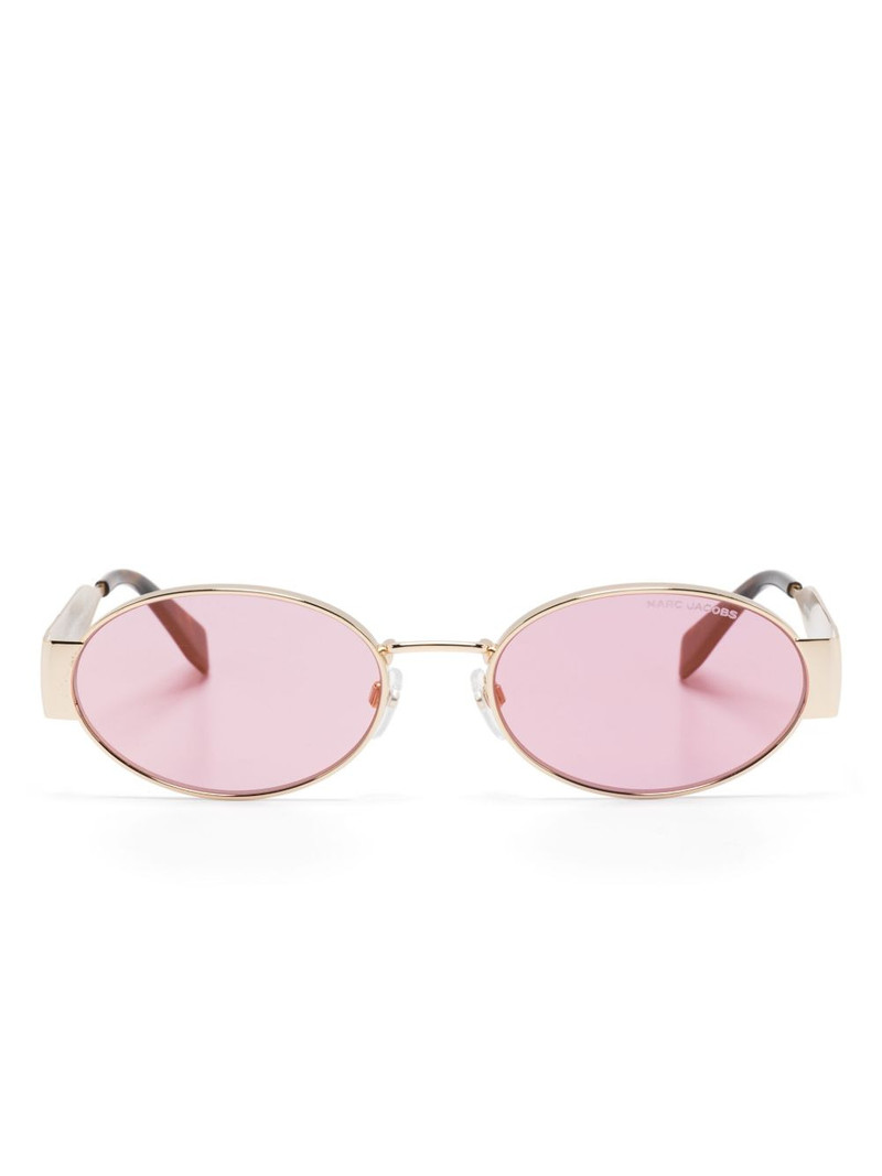 oval-frame sunglasses 1