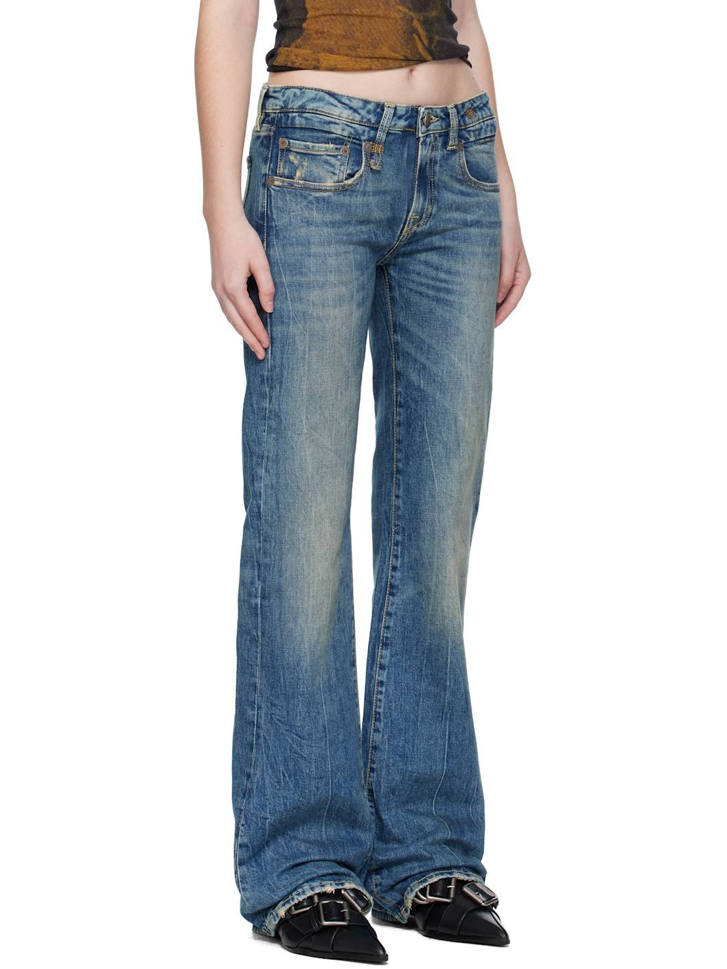 Blue Boy Flare Jeans - 2