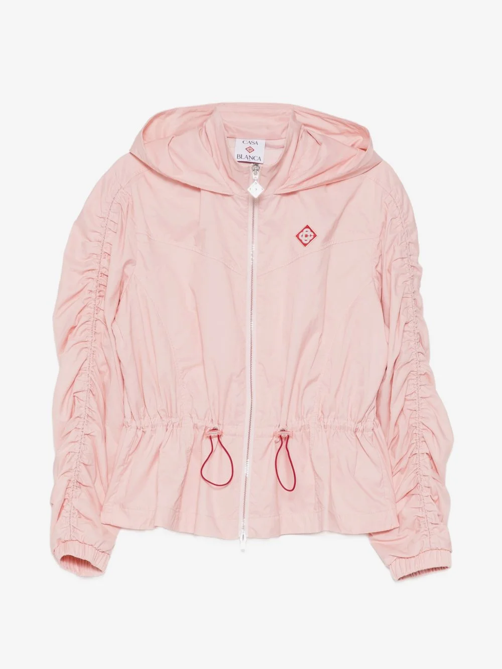 ruched drawstring jacket - 1