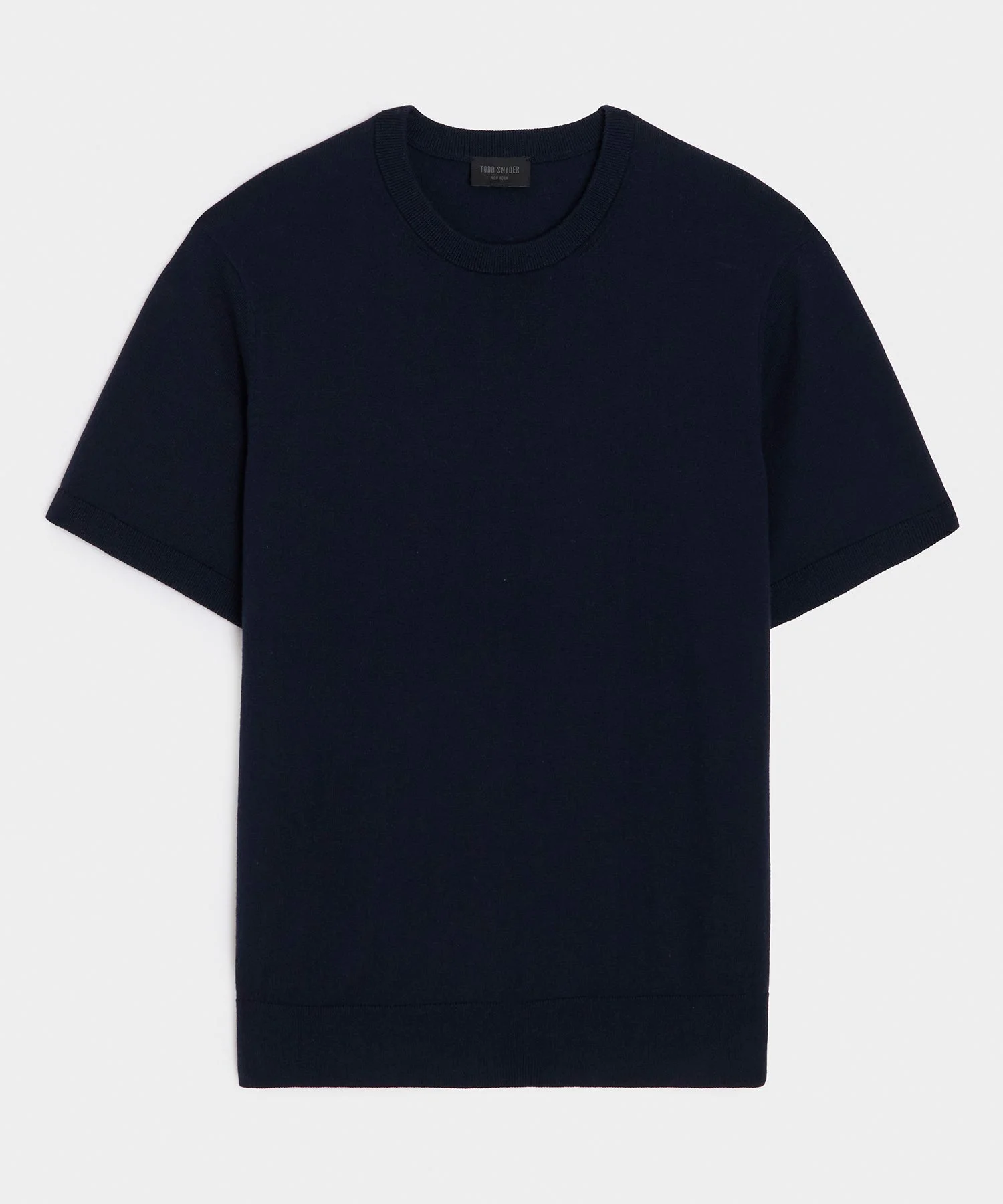 Cotton-Cashmere Sweater Tee - 1