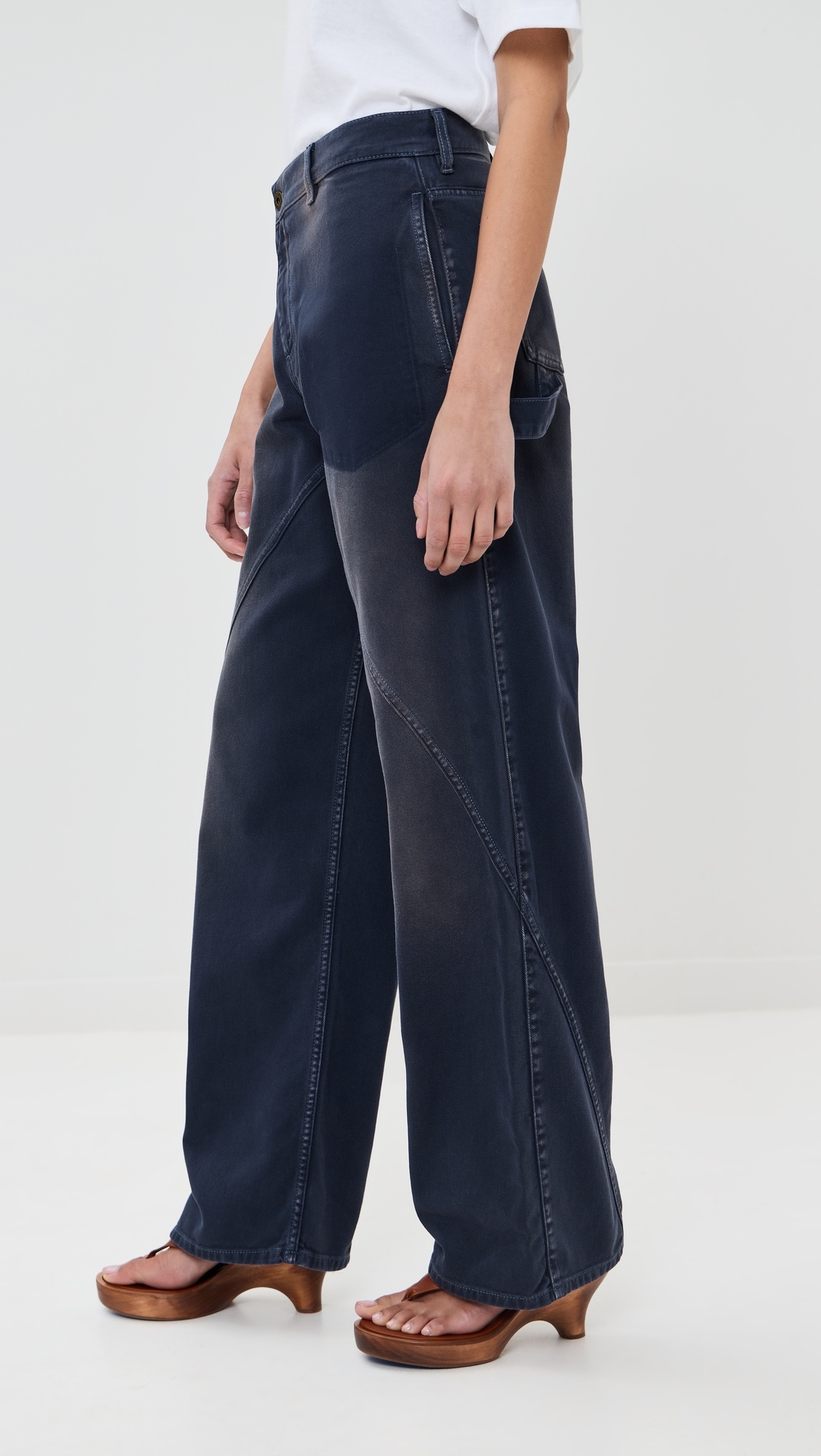 Aged Twisted Workwear Jeans - 10