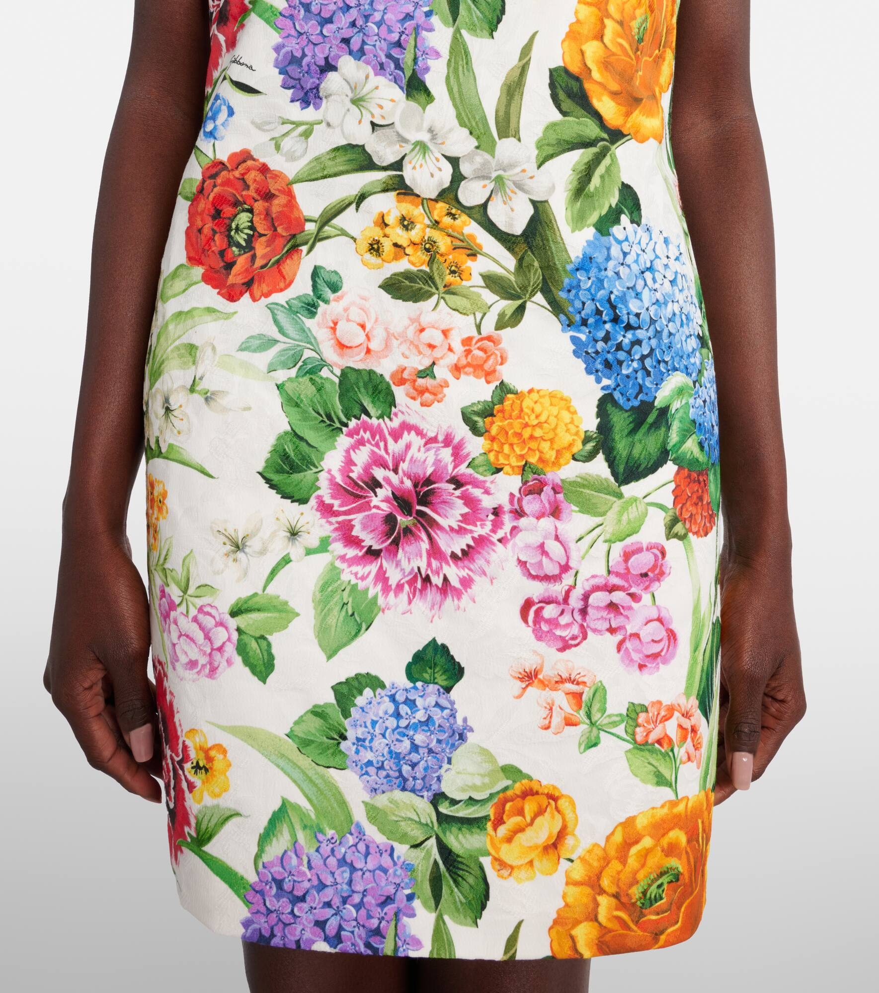 Floral cotton minidress - 5