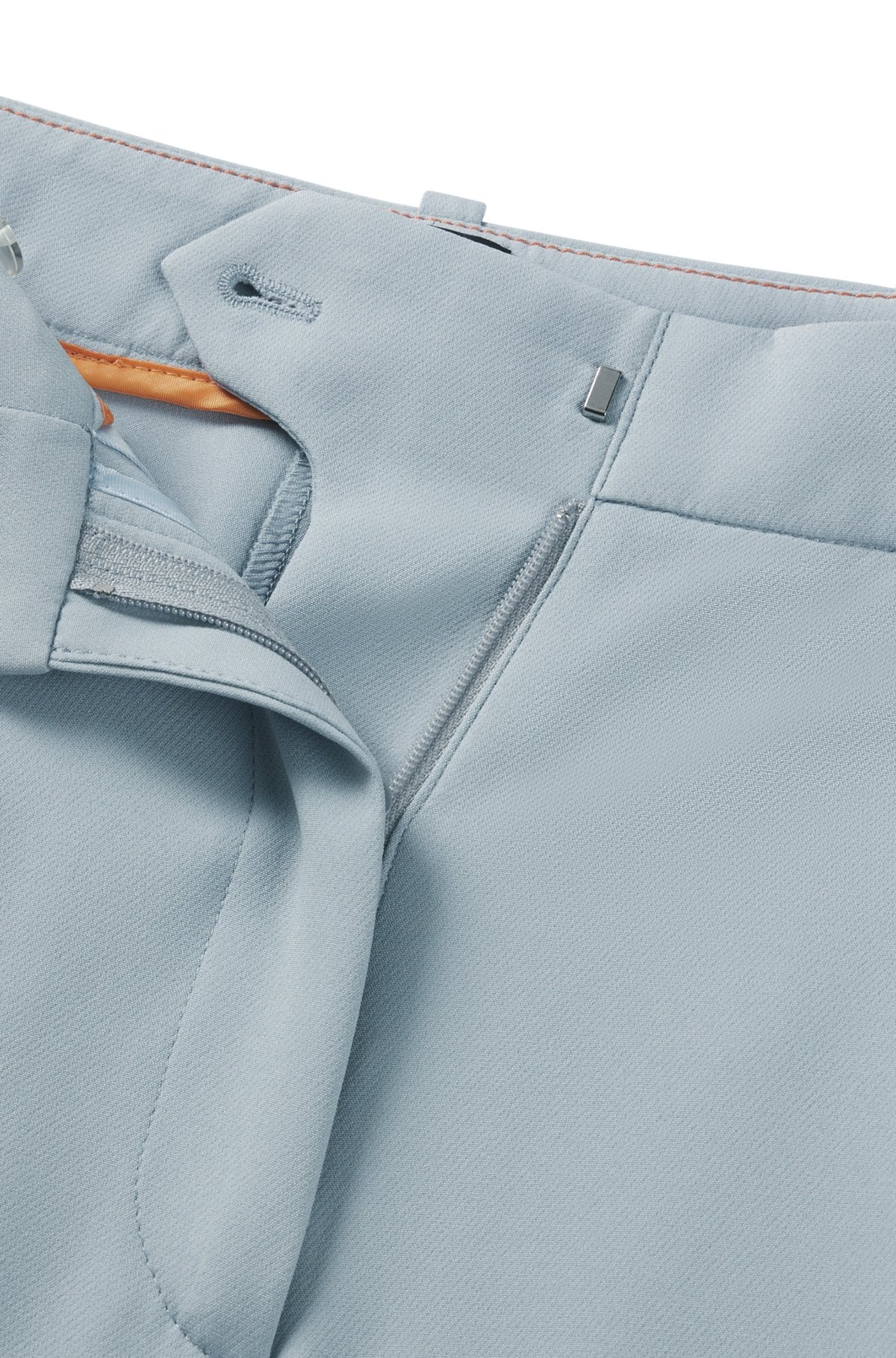 WIDE-LEG TROUSERS IN STRETCH FABRIC - 6