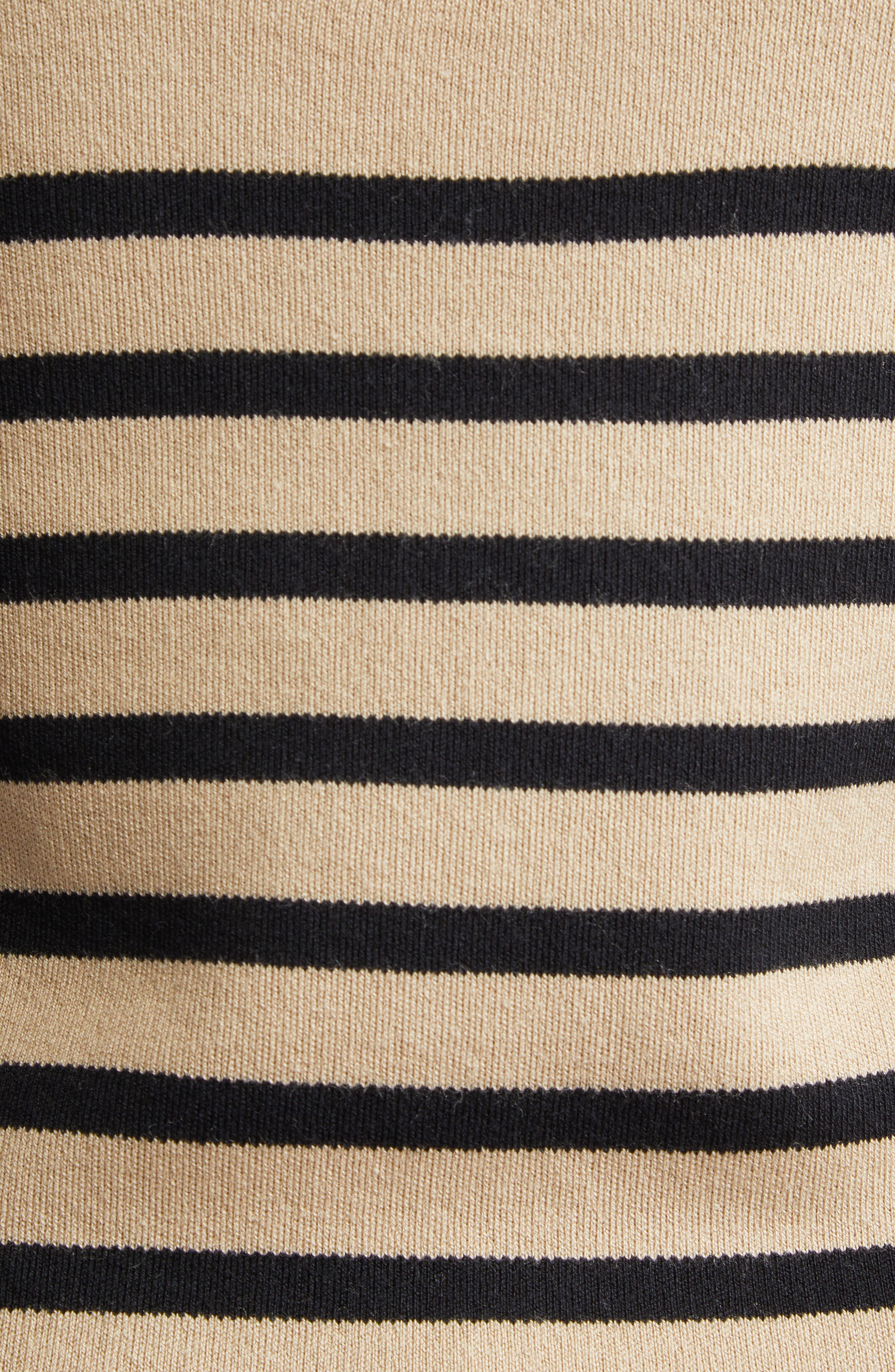 Altuzarra Stevie Stripe Silk & Cotton Sweater Tank in Hazelwood/Black at Nordstrom - 7