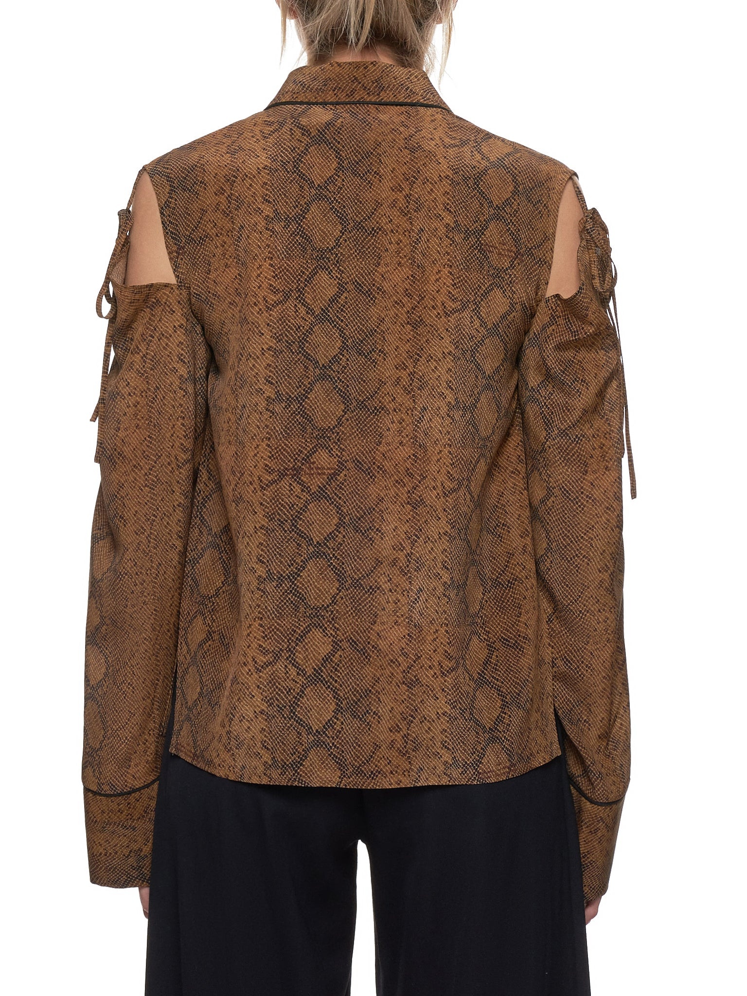 Split Shoulder Blouse - 3