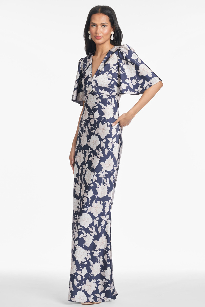 SACHIN & BABI MAE GOWN - ALABASTER BEGONIA outlook