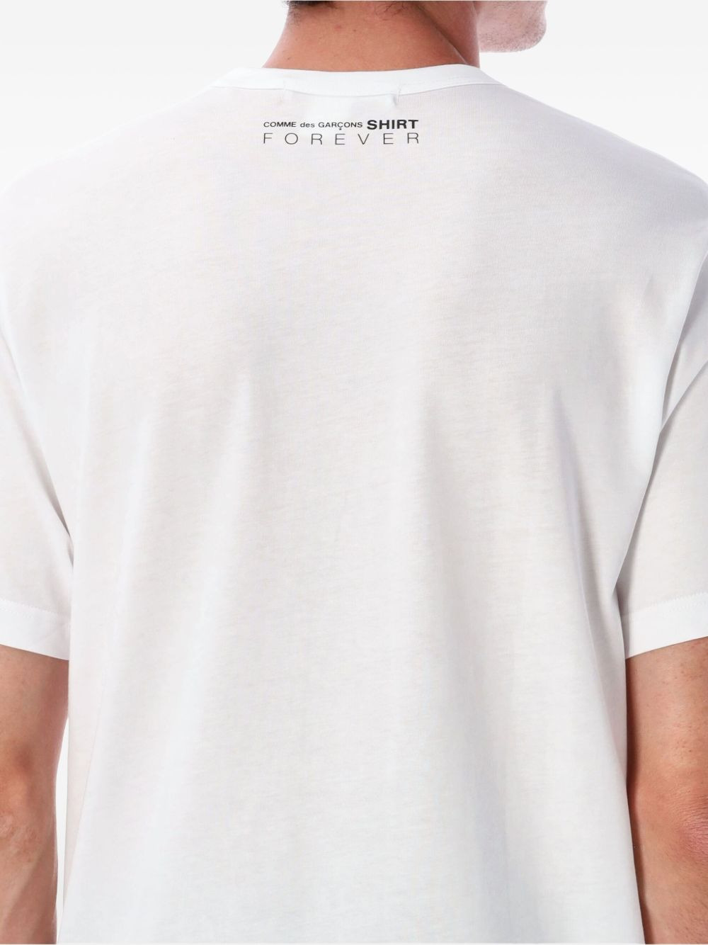 logo-print crew-neck T-shirt - 3