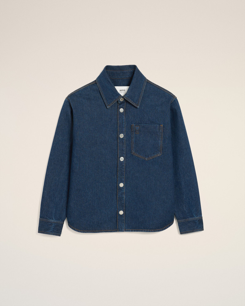 BLUE COTTON AMI DE COEUR OVERSHIRT 1