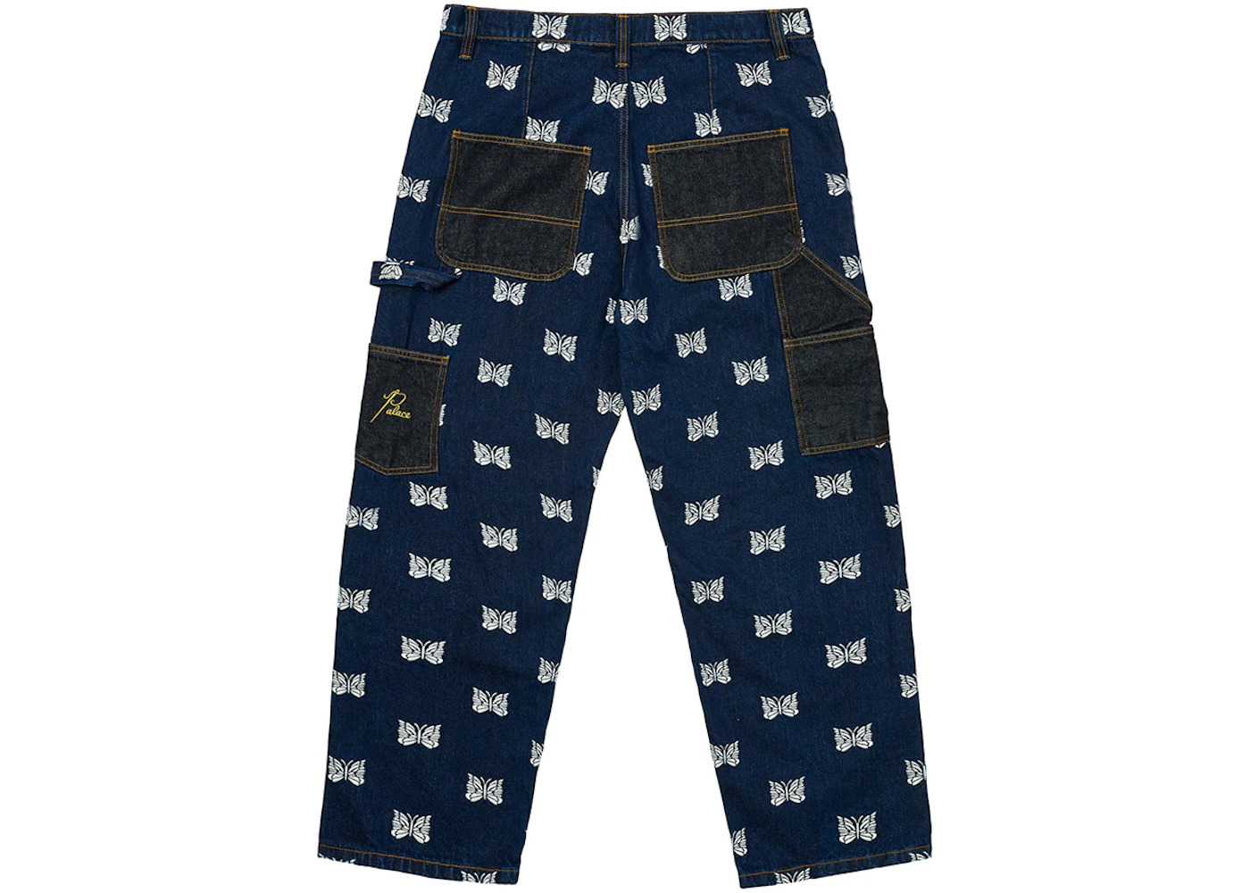 Palace x Needles Double Knee Pant Indigo - 2