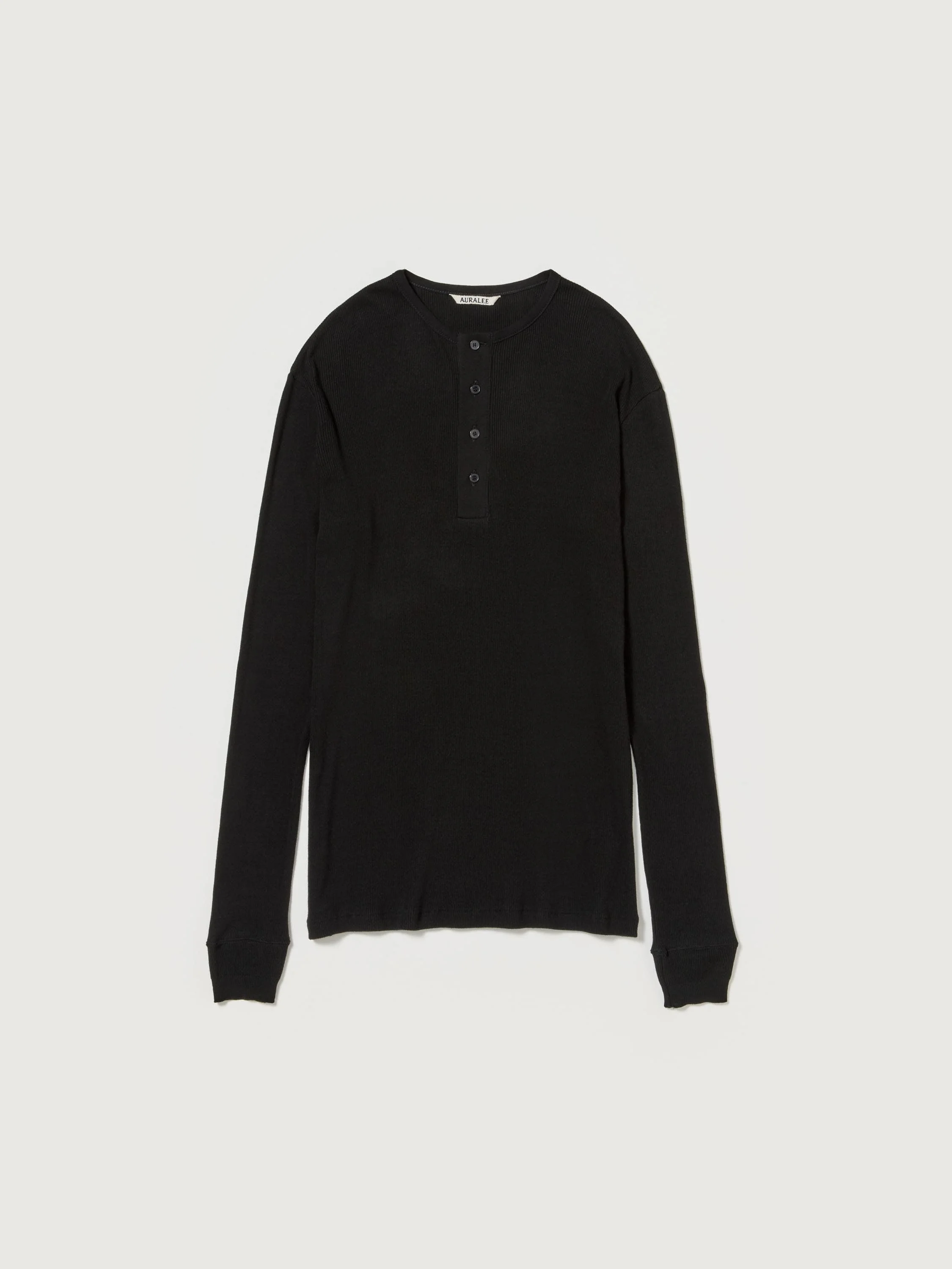ORGANIC SOFT RIB HENLEY NECK P/O - 1