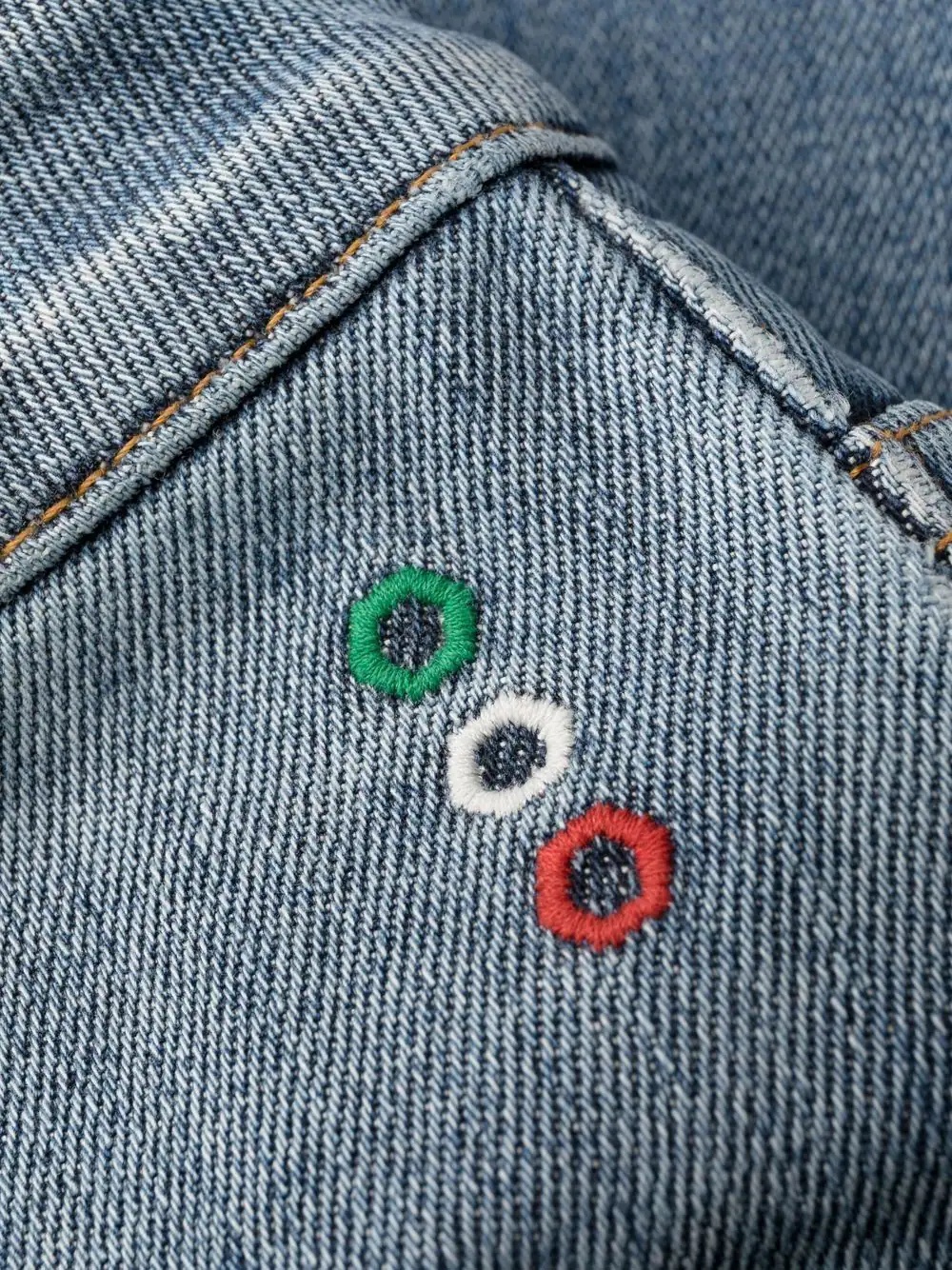 Hexagon straight-cut jeans - 7