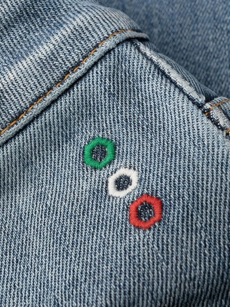 Hexagon straight-cut jeans 7