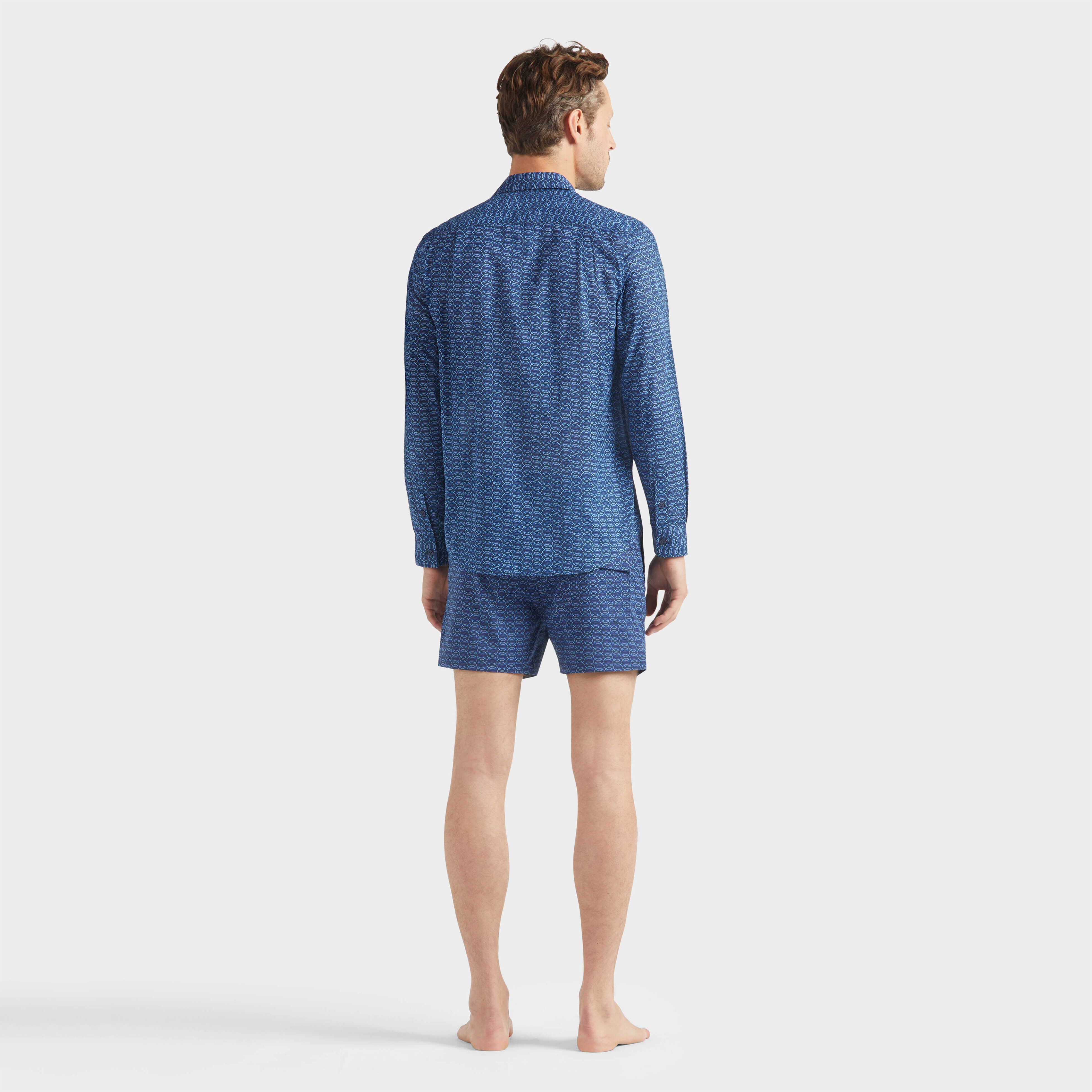 Organic Cotton Voile Shirt Fish Net - 4