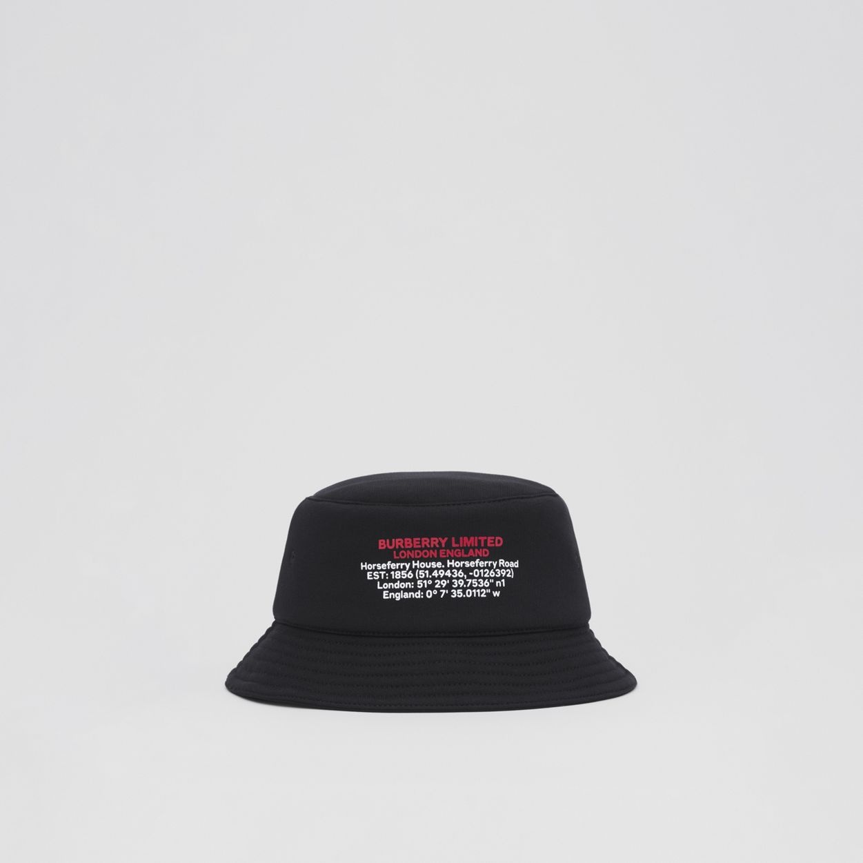 Location Print Cotton Bucket Hat - 1