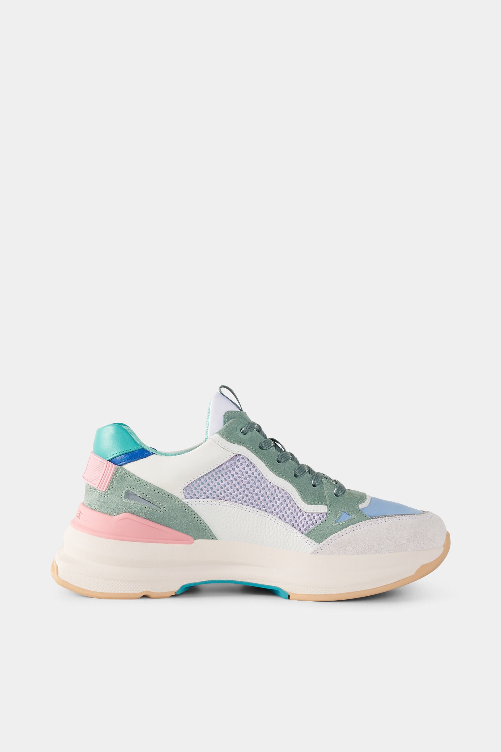 Sneaker CTP25 in Green/beige/pink - 2