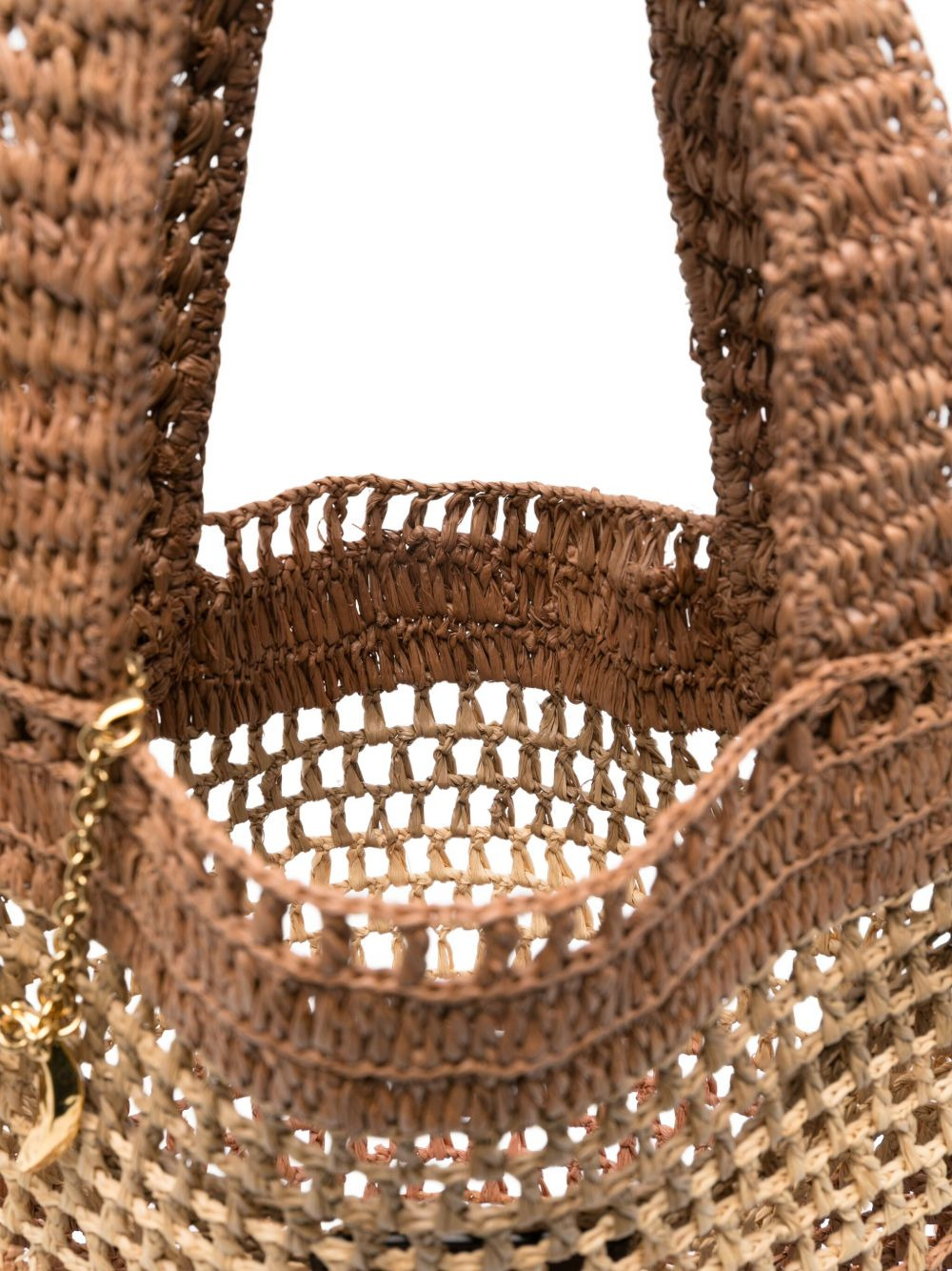 raffia tote bag - 5