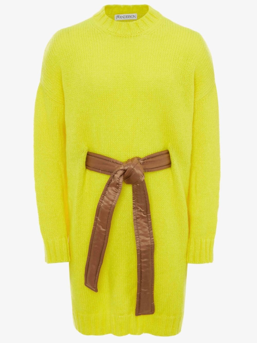 TIED LONG CREWNECK JUMPER - 1
