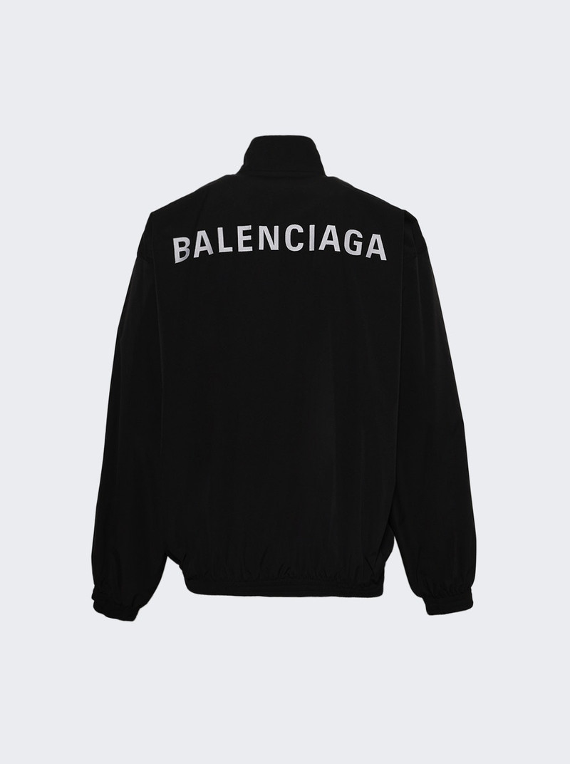 BALENCIAGA 로고 인쇄 zip-up 재킷 outlook