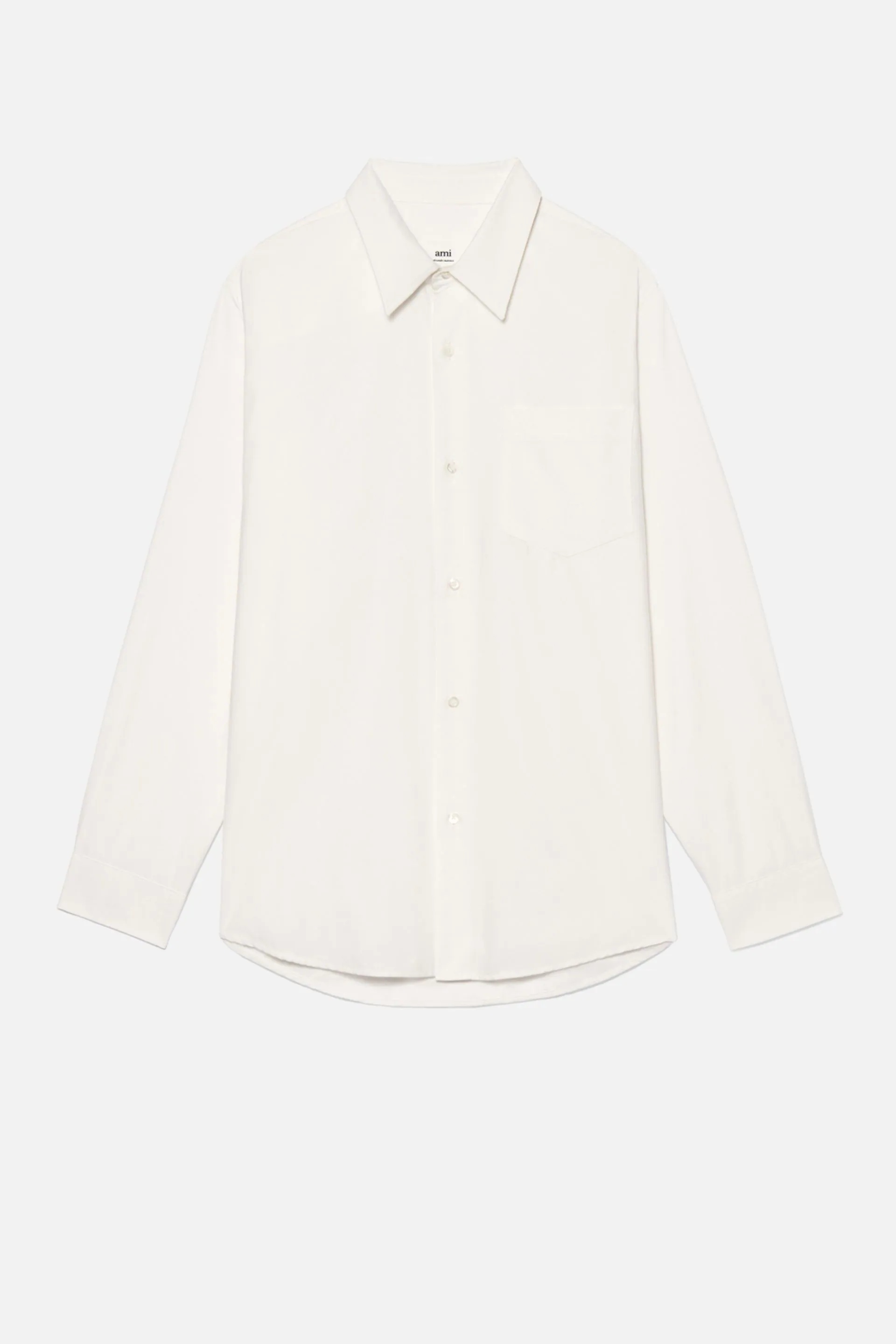 Shirt With Ami Satin Label - 1