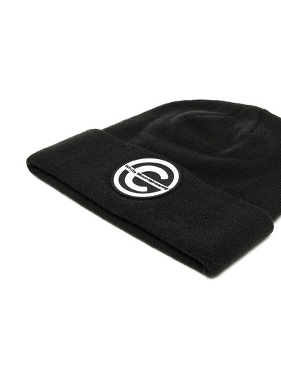 White Mountaineering logo print beanie  outlook